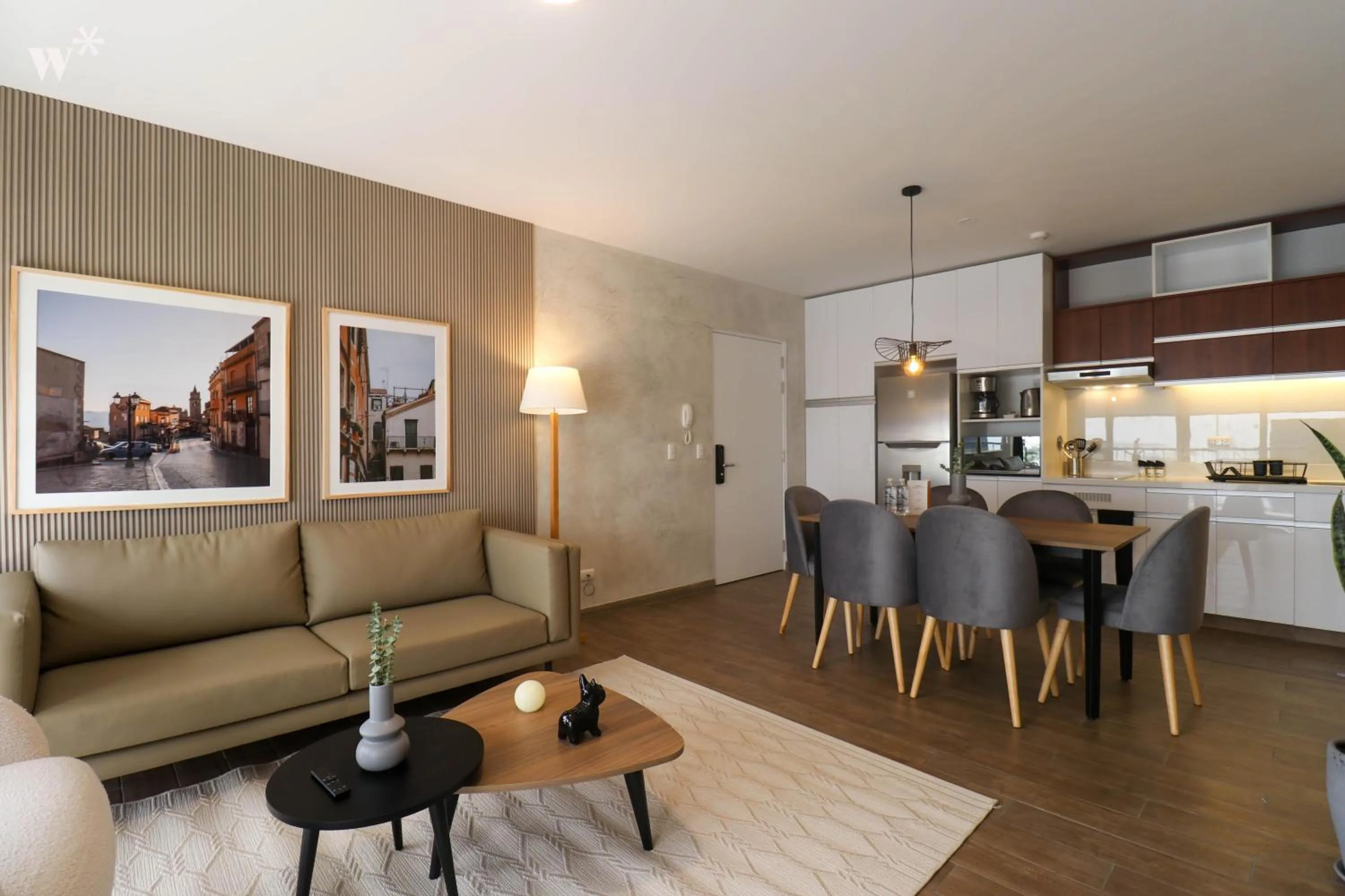 Living room in SoHo by Wynwood House