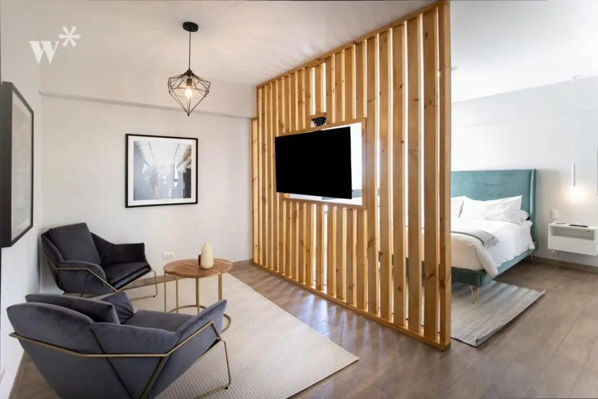 Communal lounge/ TV room, Bed in Wynwood Berlin in Miraflores