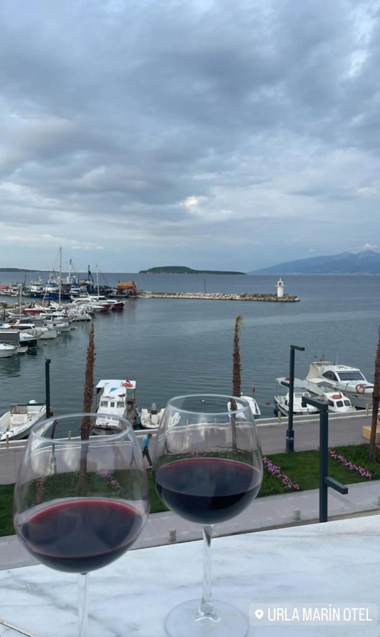 Natural landscape in Urla Marin otel