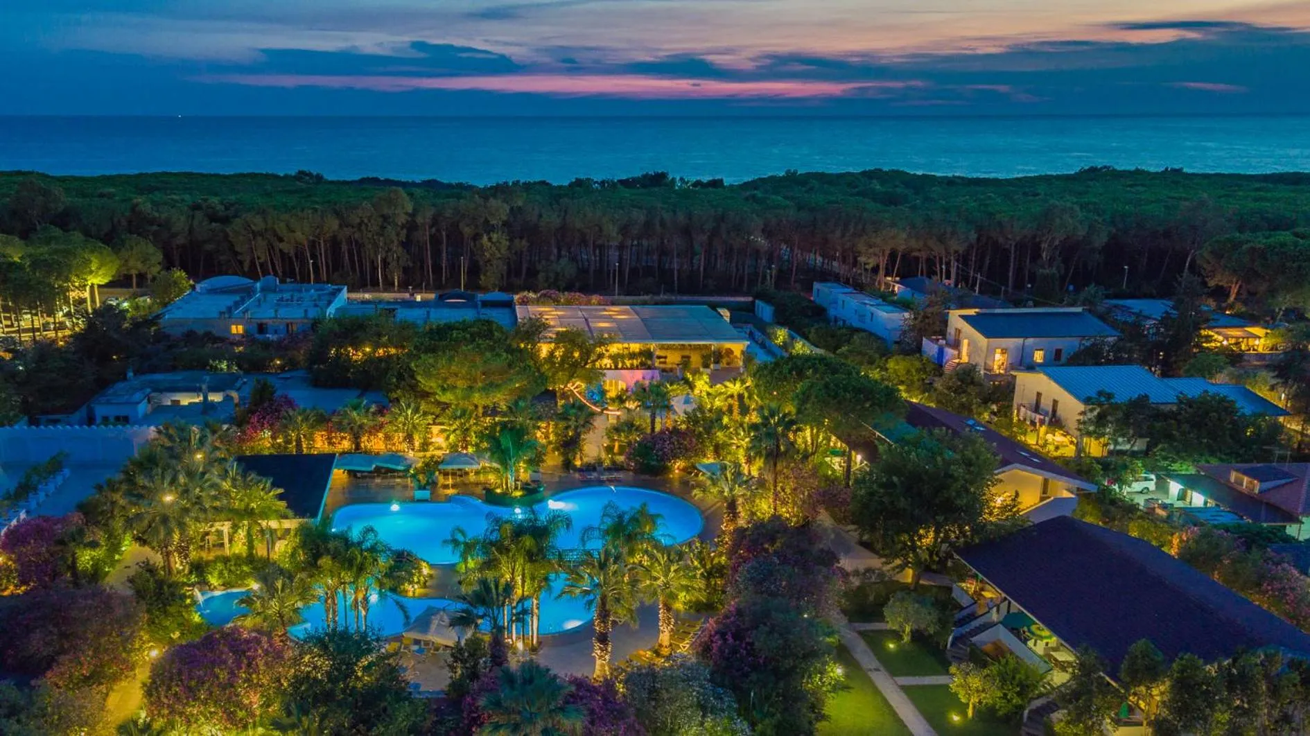 Bird's eye view in Oleandri Resort Paestum