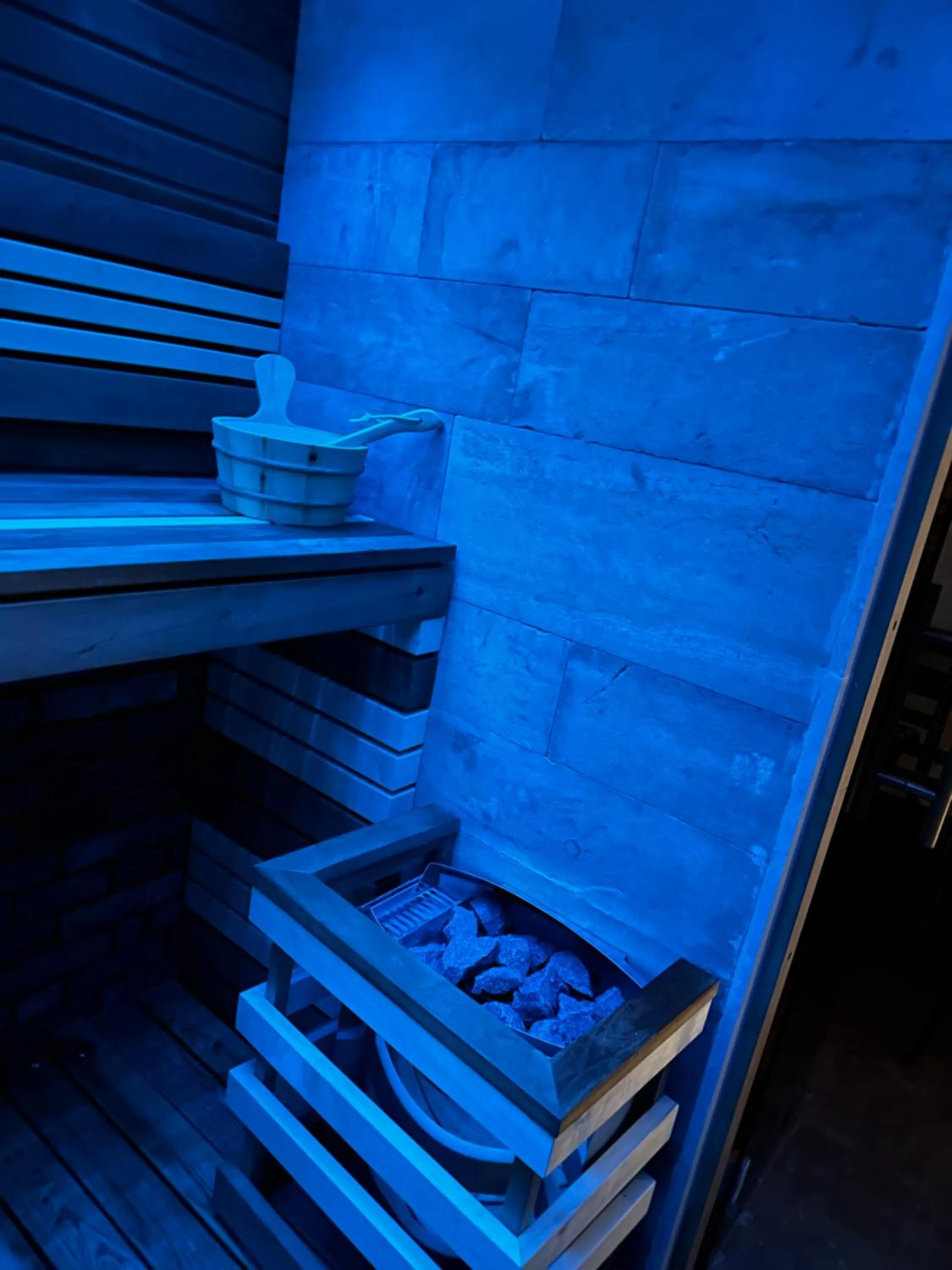 Sauna in Villa Libosad