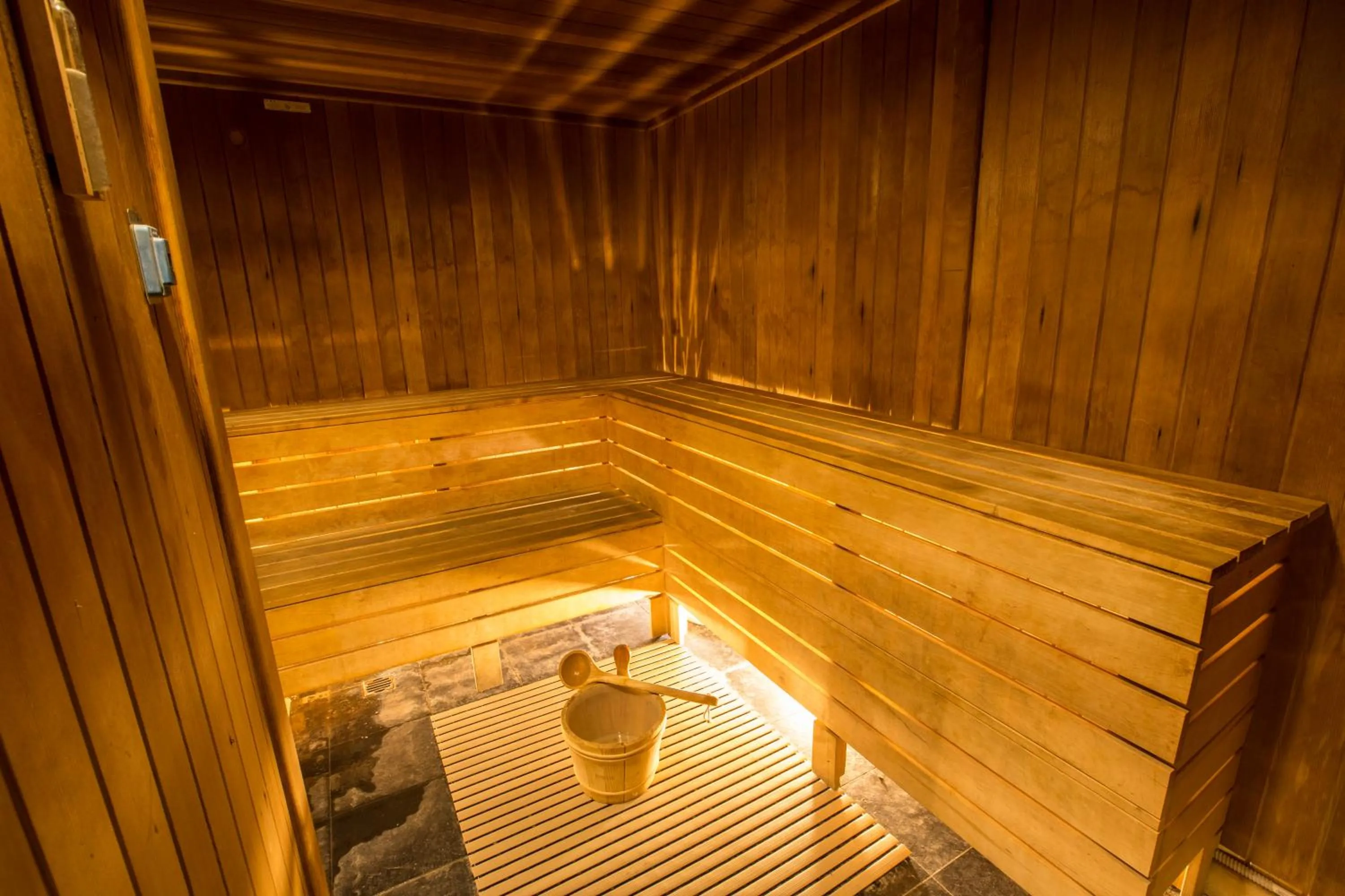 Sauna in UNA HOTELS MH Matera