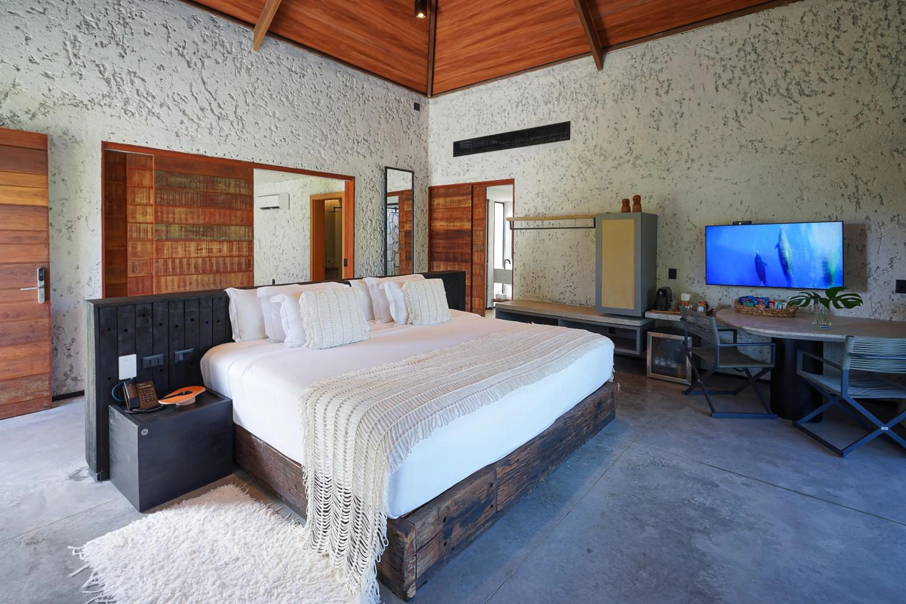 Bed in Tuju Boutique Hotel