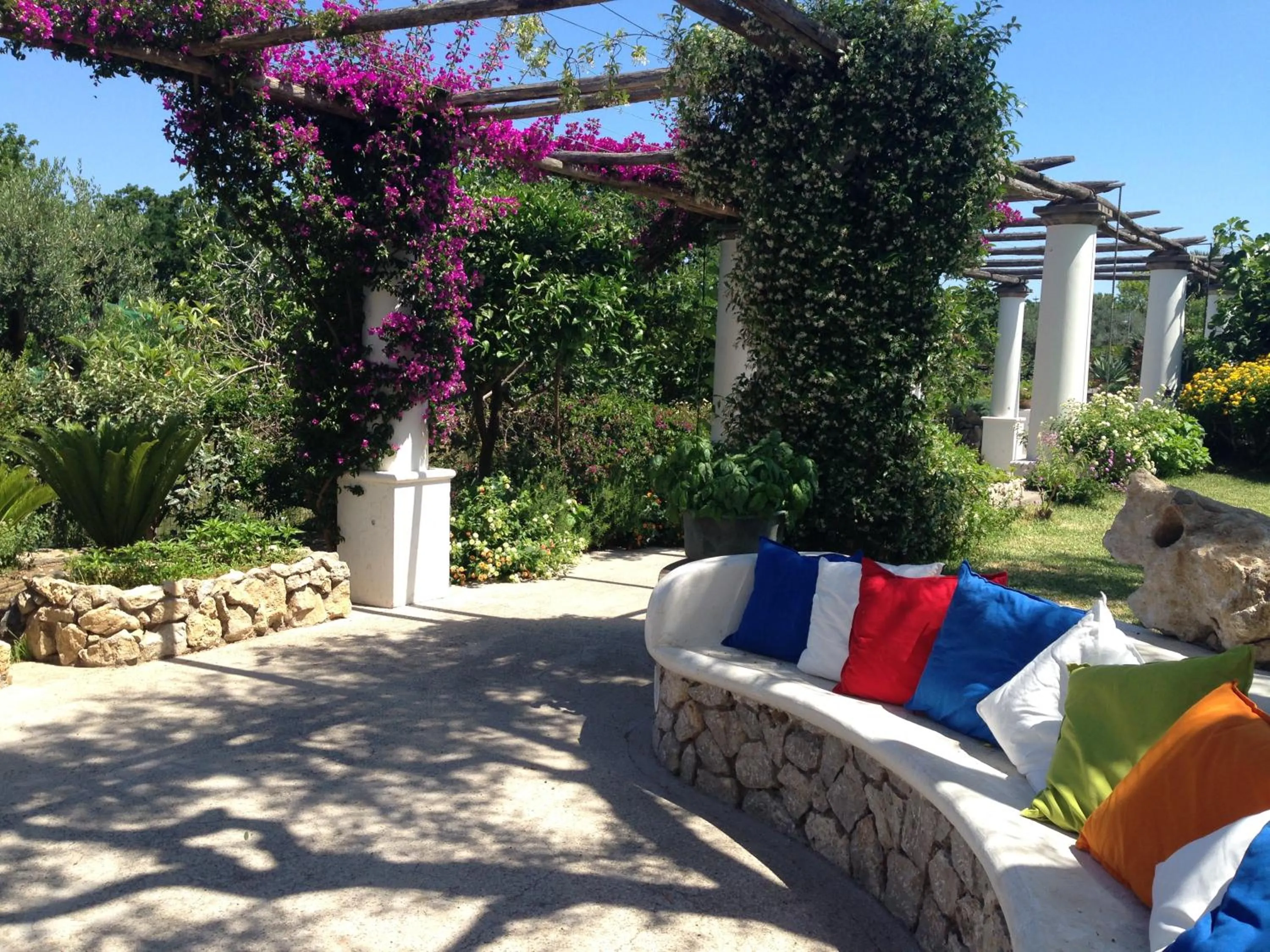 Patio in Hotel Al Mulino