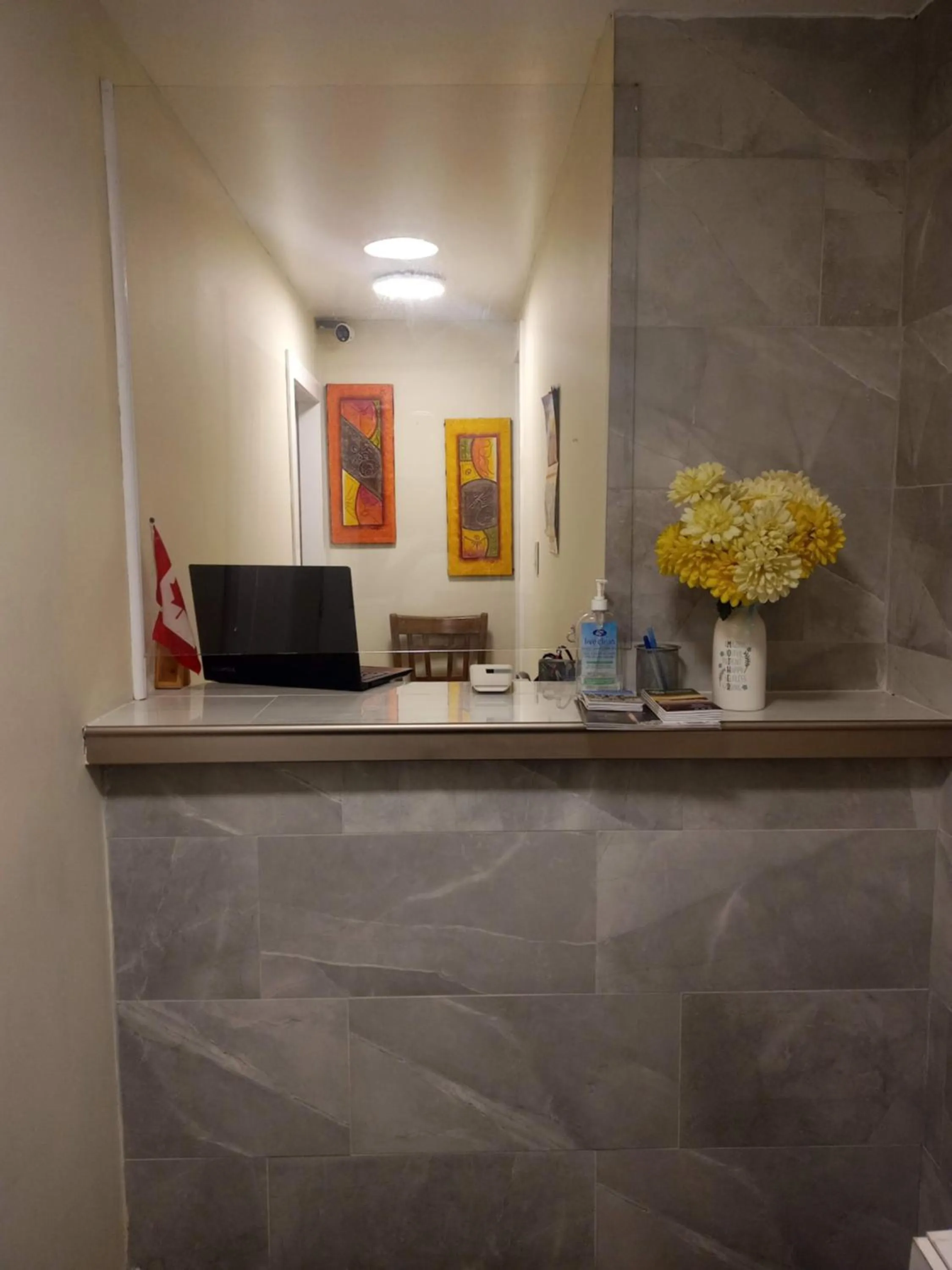 Lobby or reception in Park Side Motel