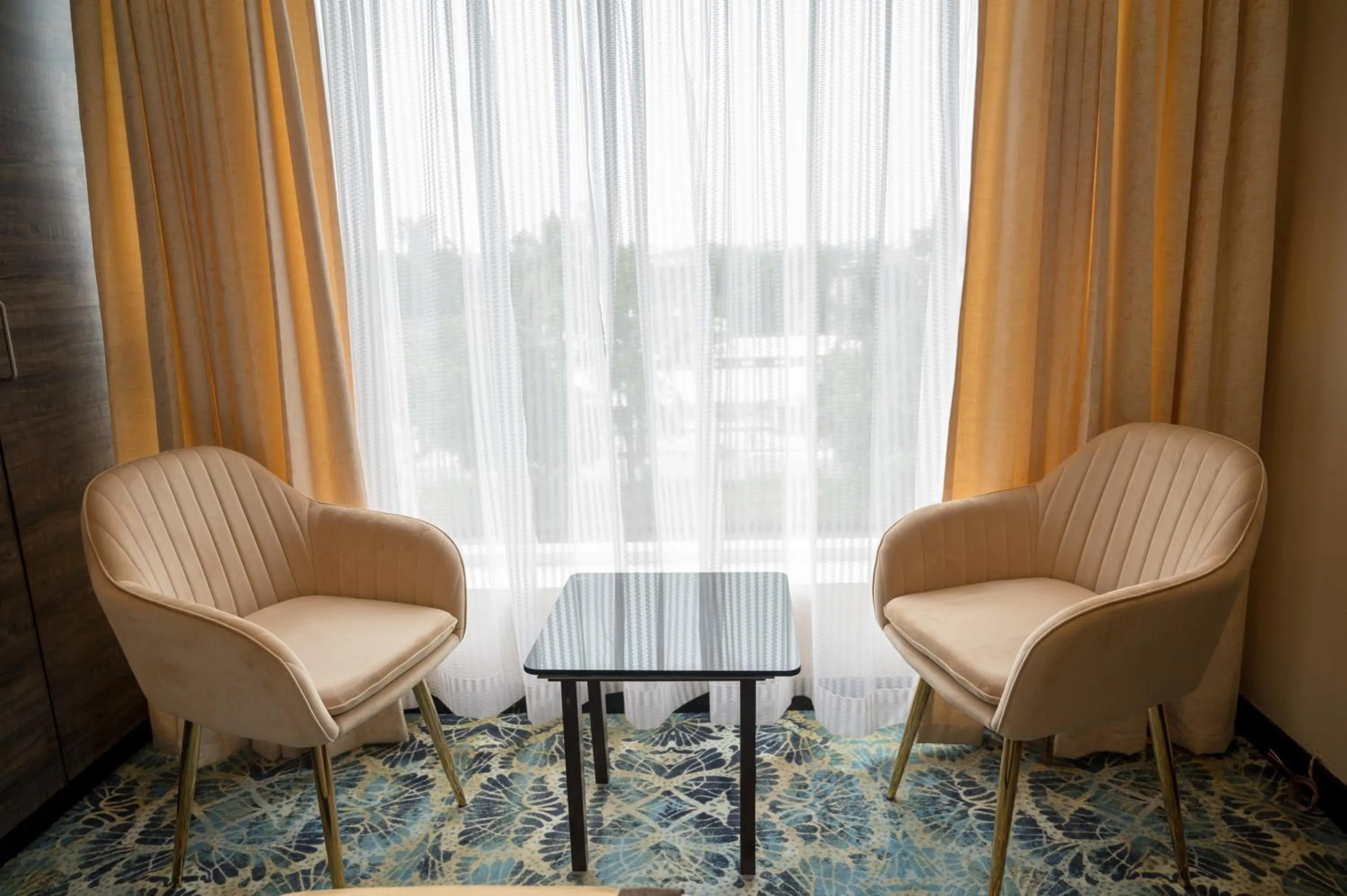 Seating area in Golden Retreat