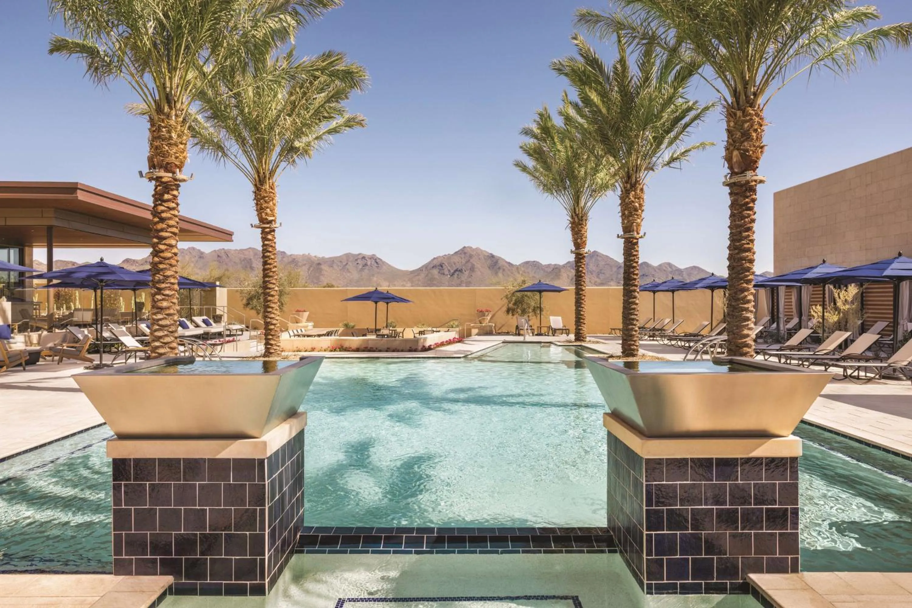 Pool view in Hilton North Scottsdale At Cavasson
