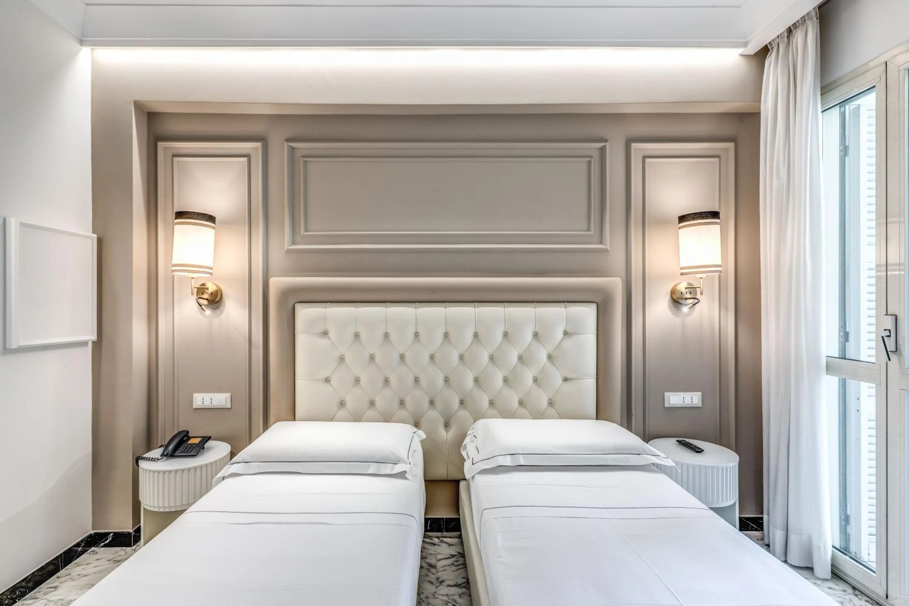 Bed in Hotel Castel Vecchio