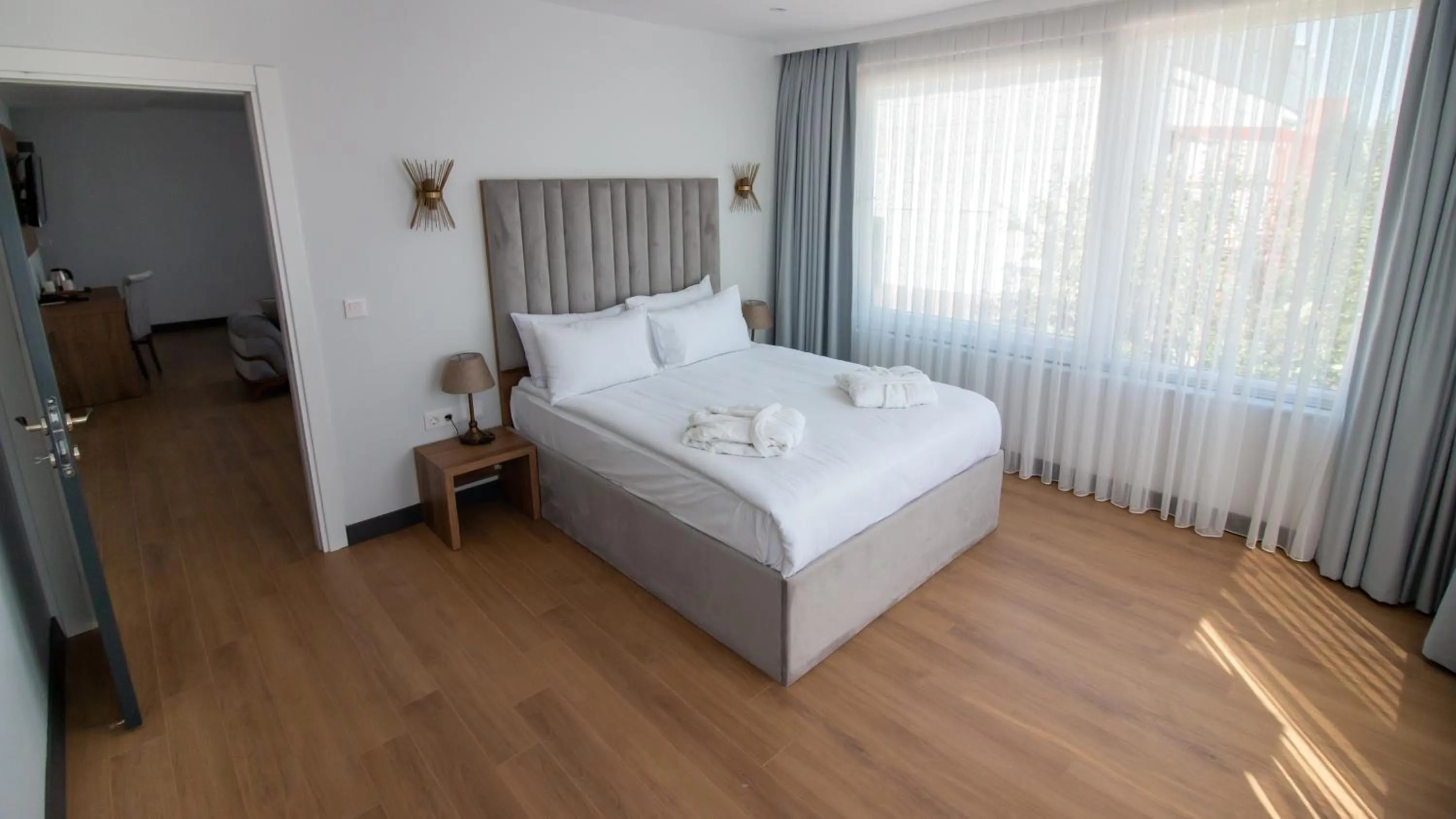 Bed in Lake Life Hotel