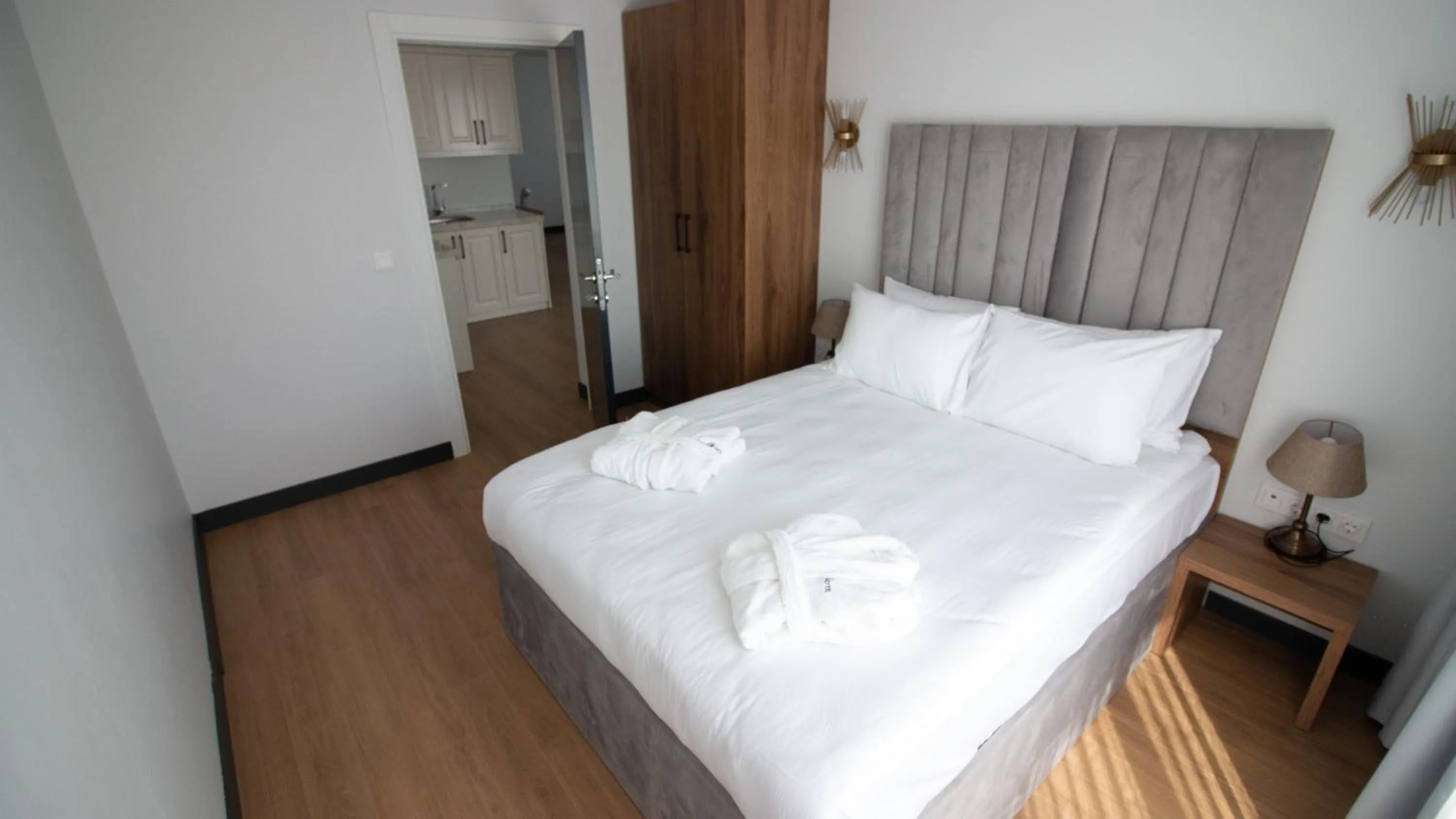 Bed in Lake Life Hotel