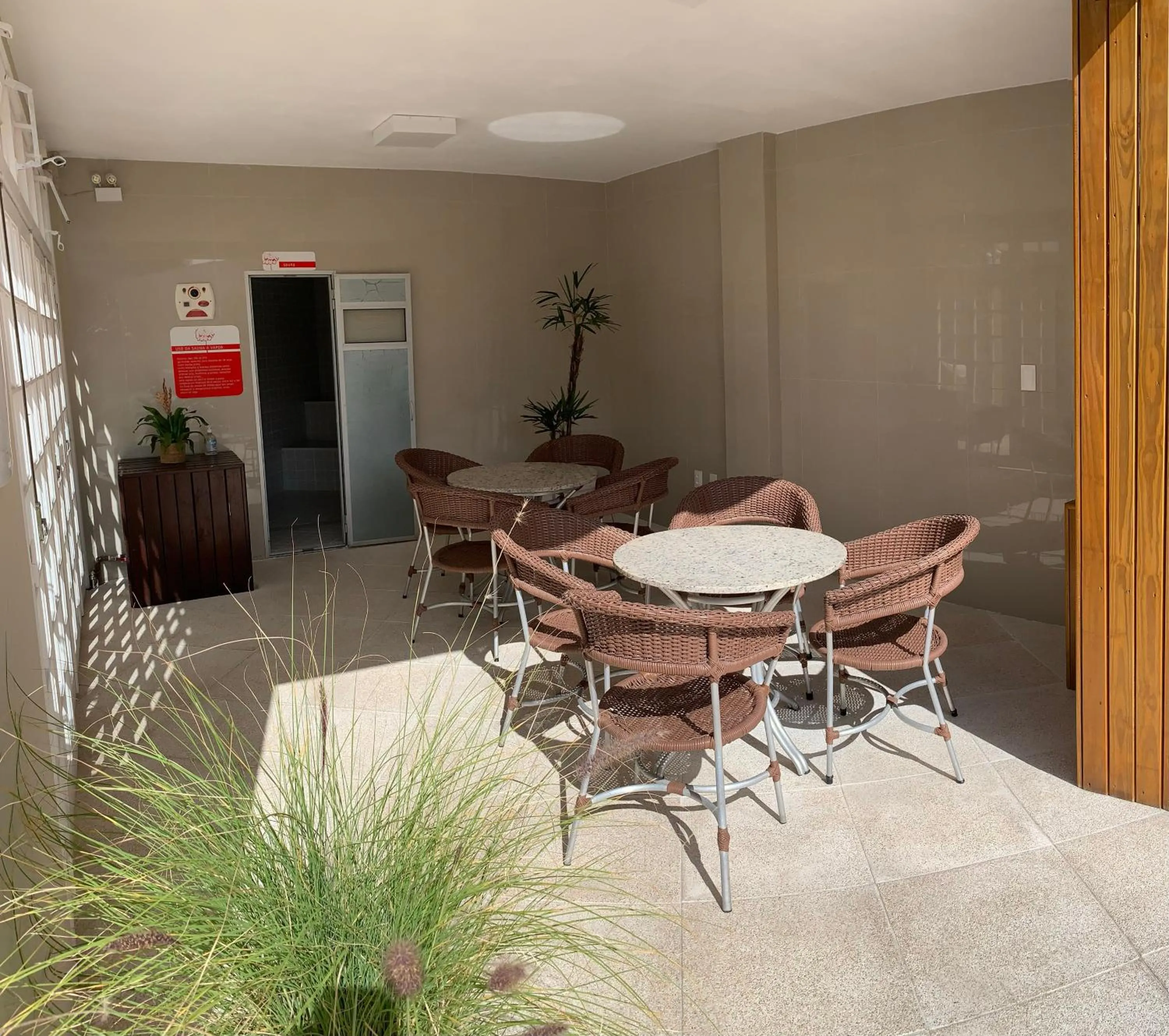 Patio in Hotel Geranius Ingleses