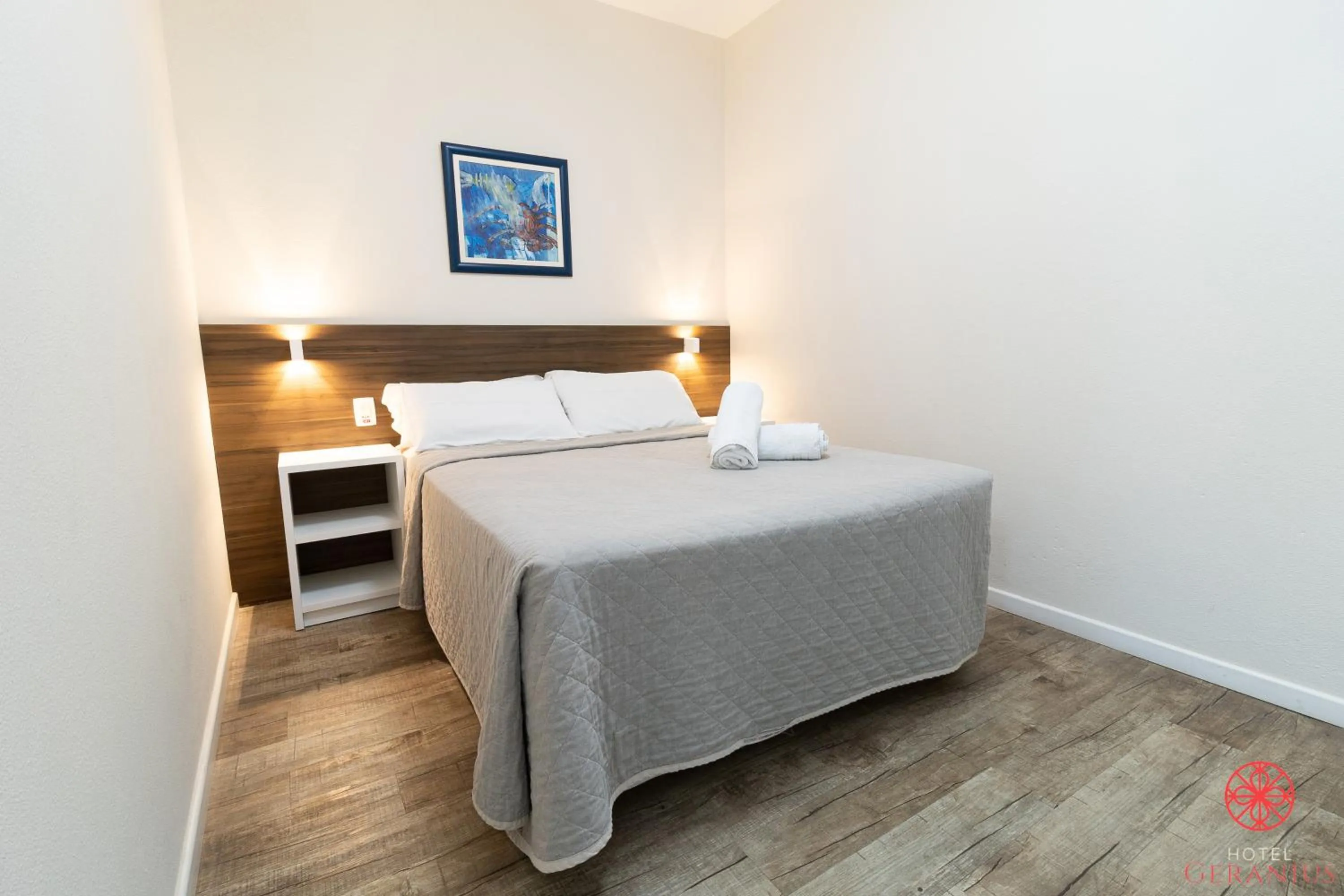 Bed in Hotel Geranius Ingleses