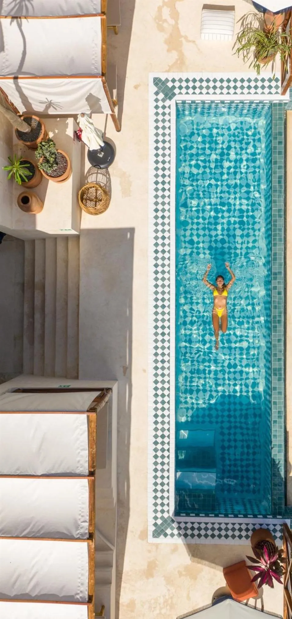 Swimming pool in Bacalari Hotel Boutique