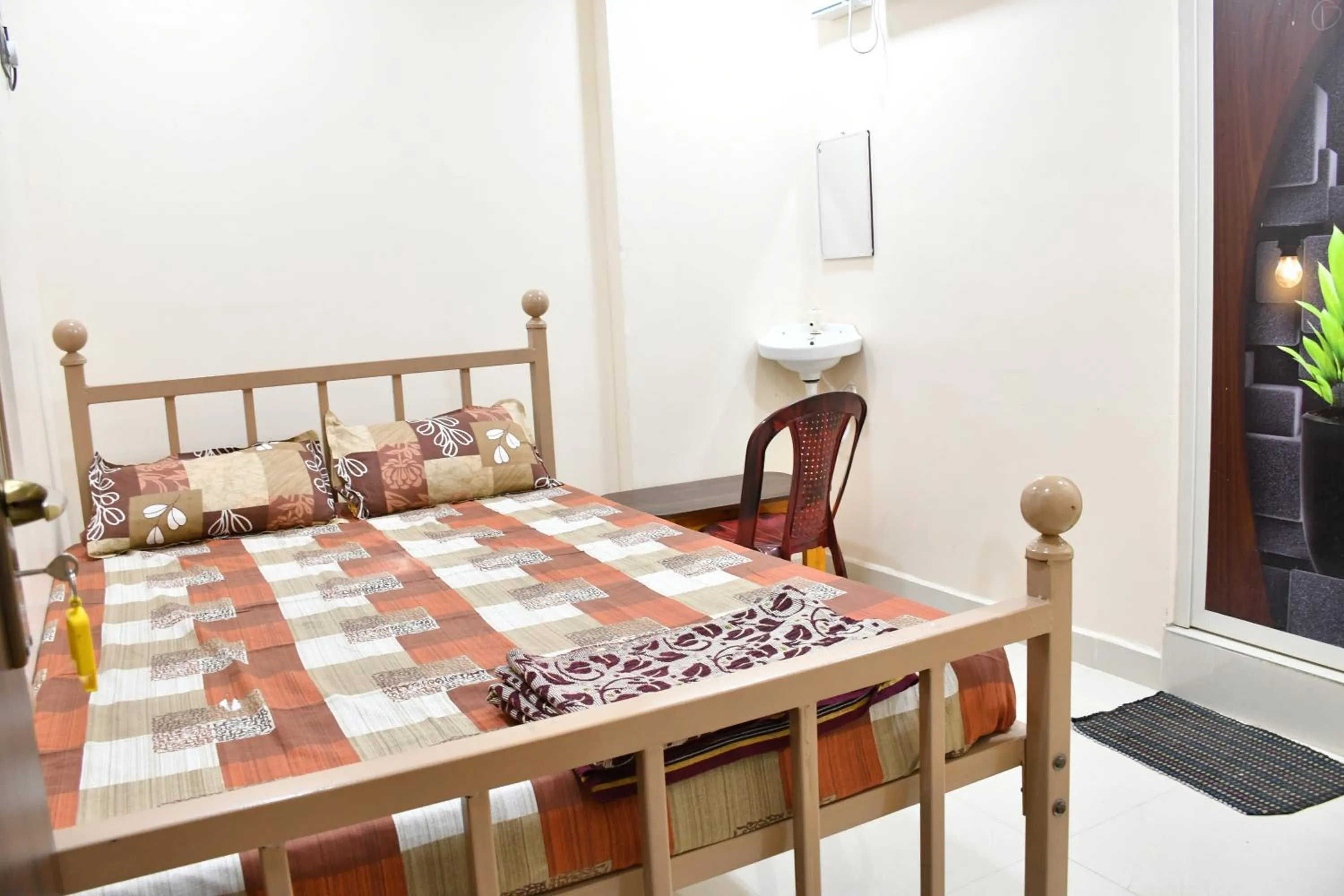 Bedroom, Bed in VIJAY BALAJI MAHAL A/C