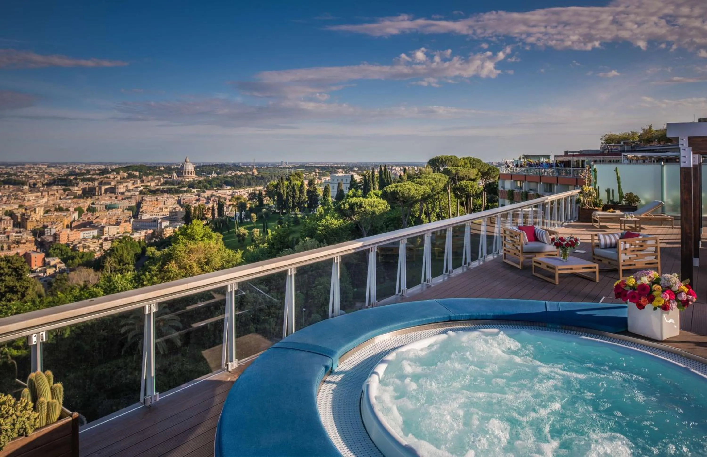 Bathroom in Rome Cavalieri, A Waldorf Astoria Hotel