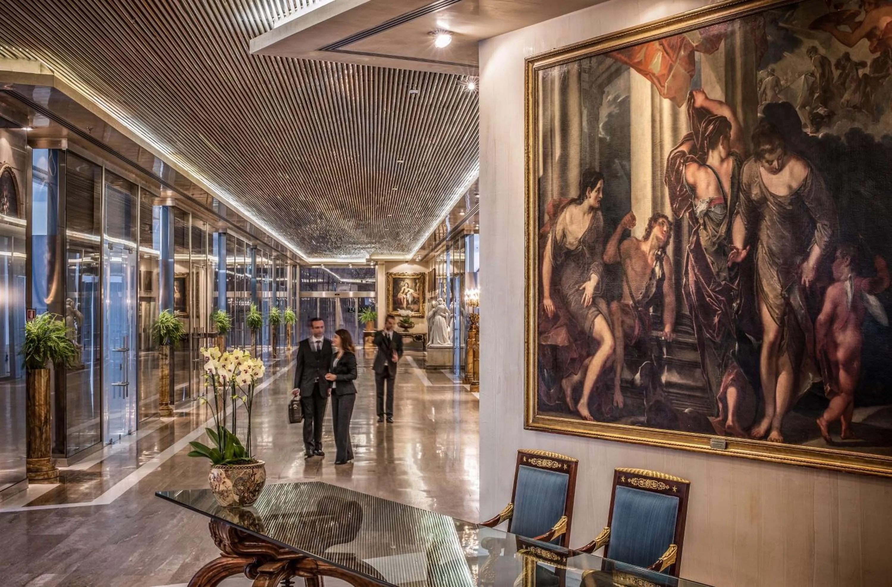 Lobby or reception in Rome Cavalieri, A Waldorf Astoria Hotel