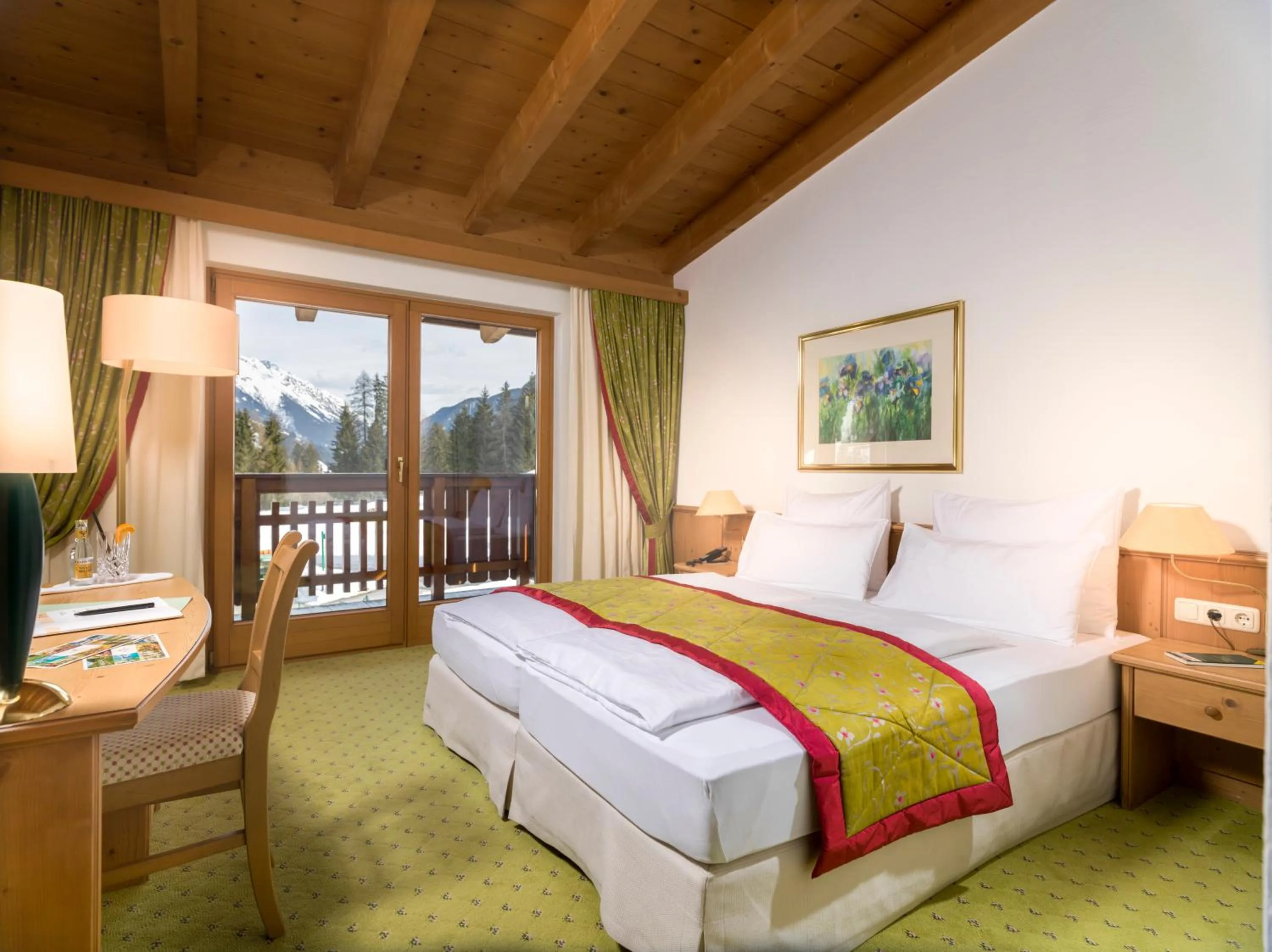 Bed in Defereggental Hotel & Resort