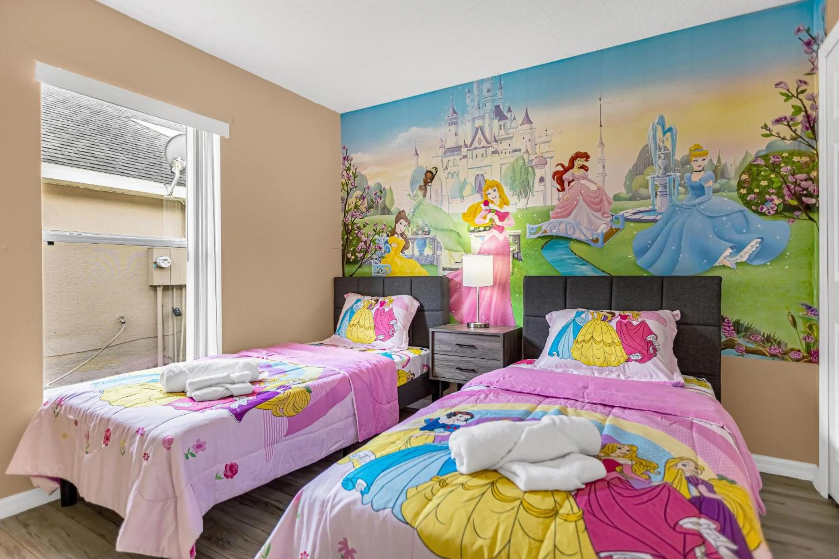 Bed in Disney Area 4BR Home with Heated Private Pool