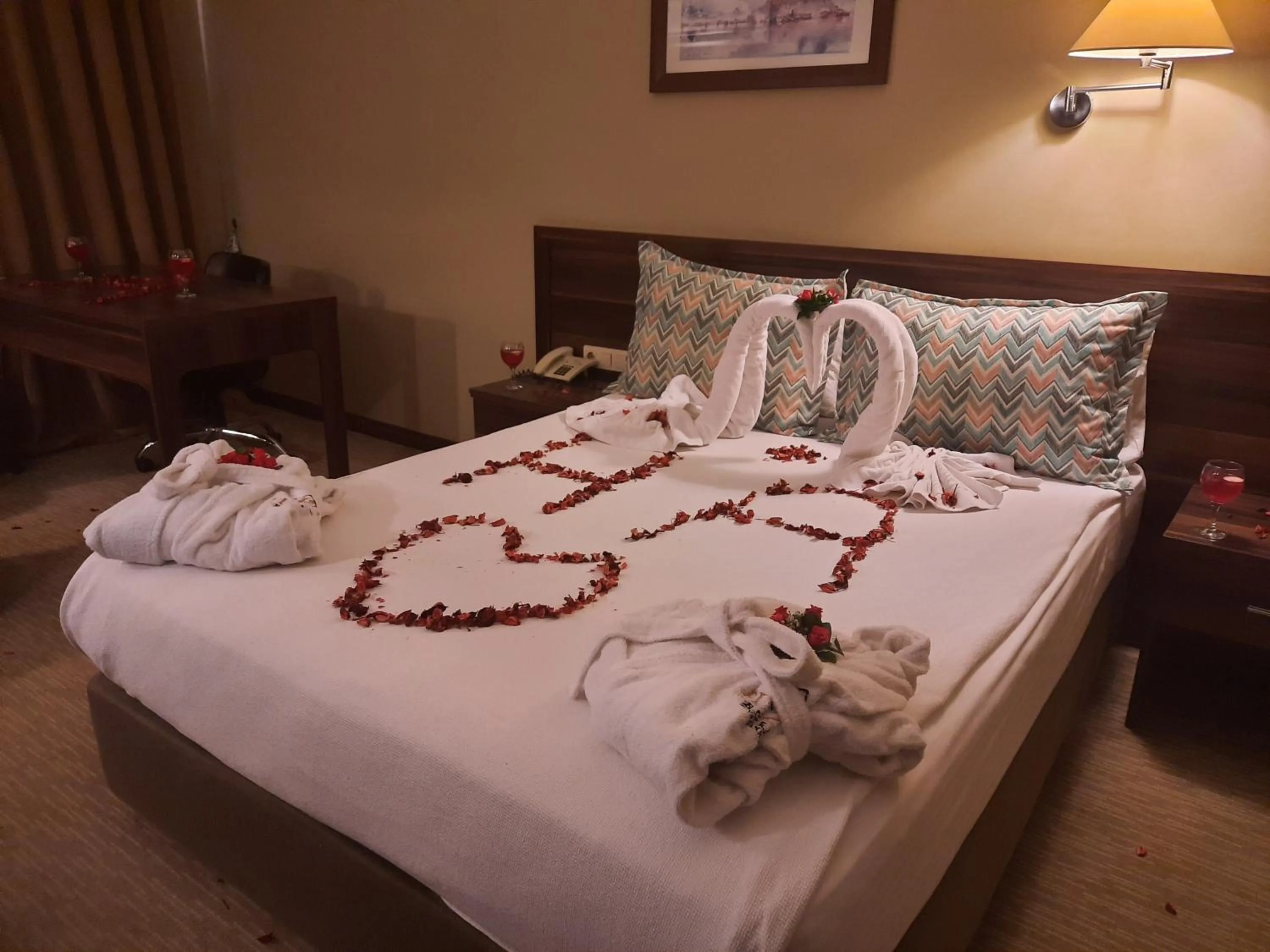 Bed in Plaza Hotel Diyarbakir