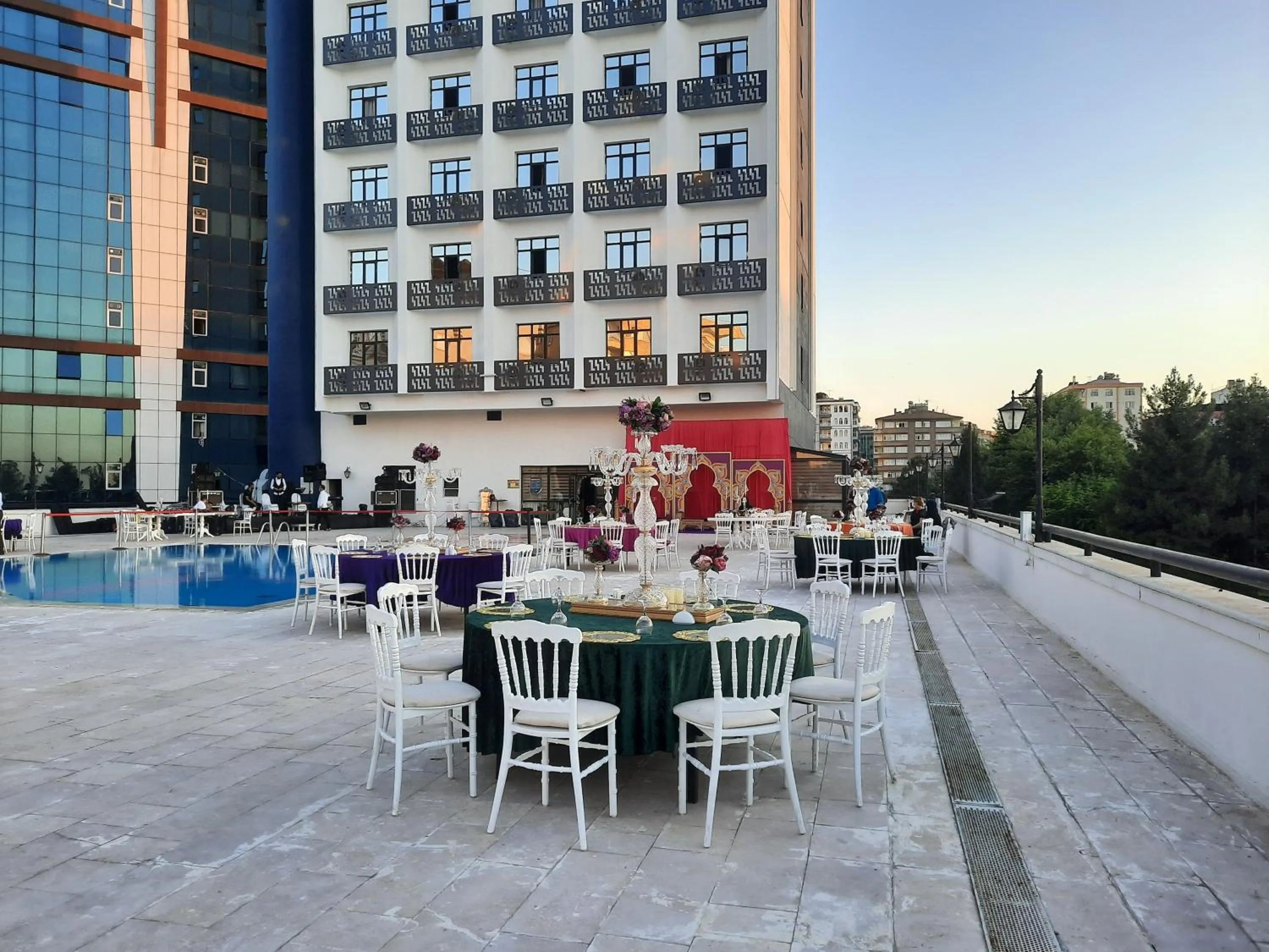 Patio in Plaza Hotel Diyarbakir