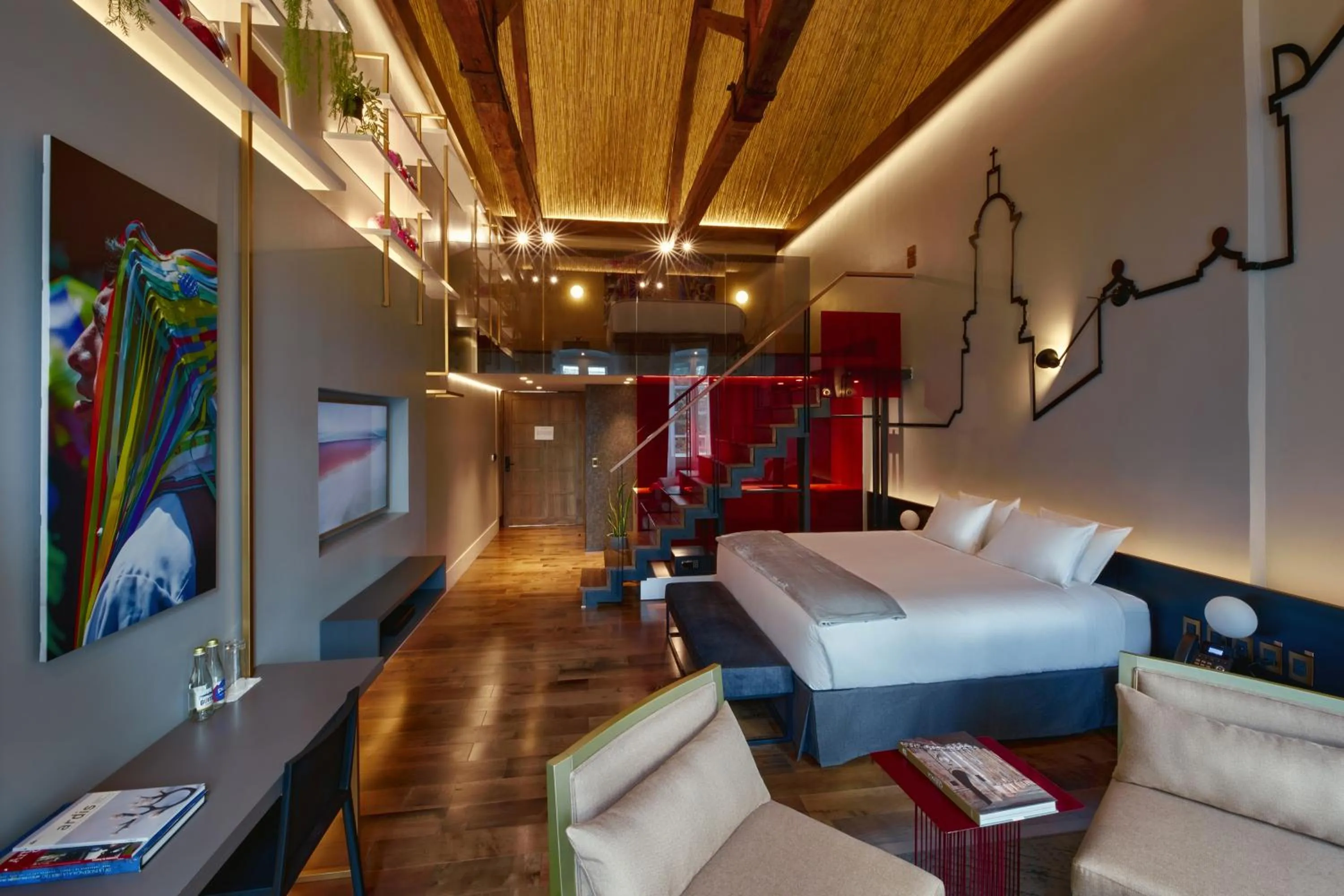 Bed in Casa Firenza Hotel & Suites Boutique