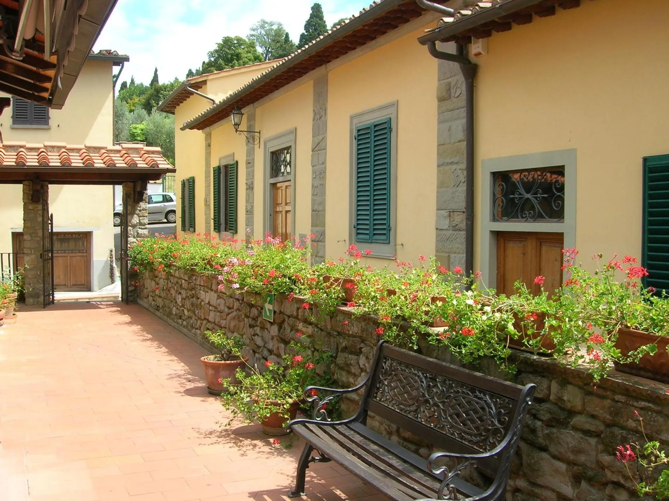 Patio in Hotel Villa Bonelli