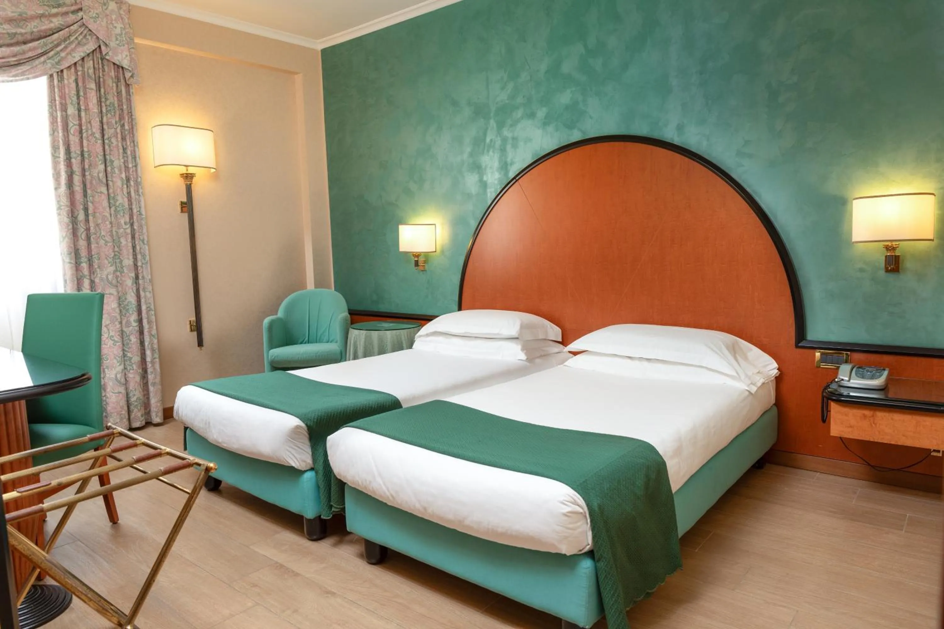 Bed in Hotel Principe