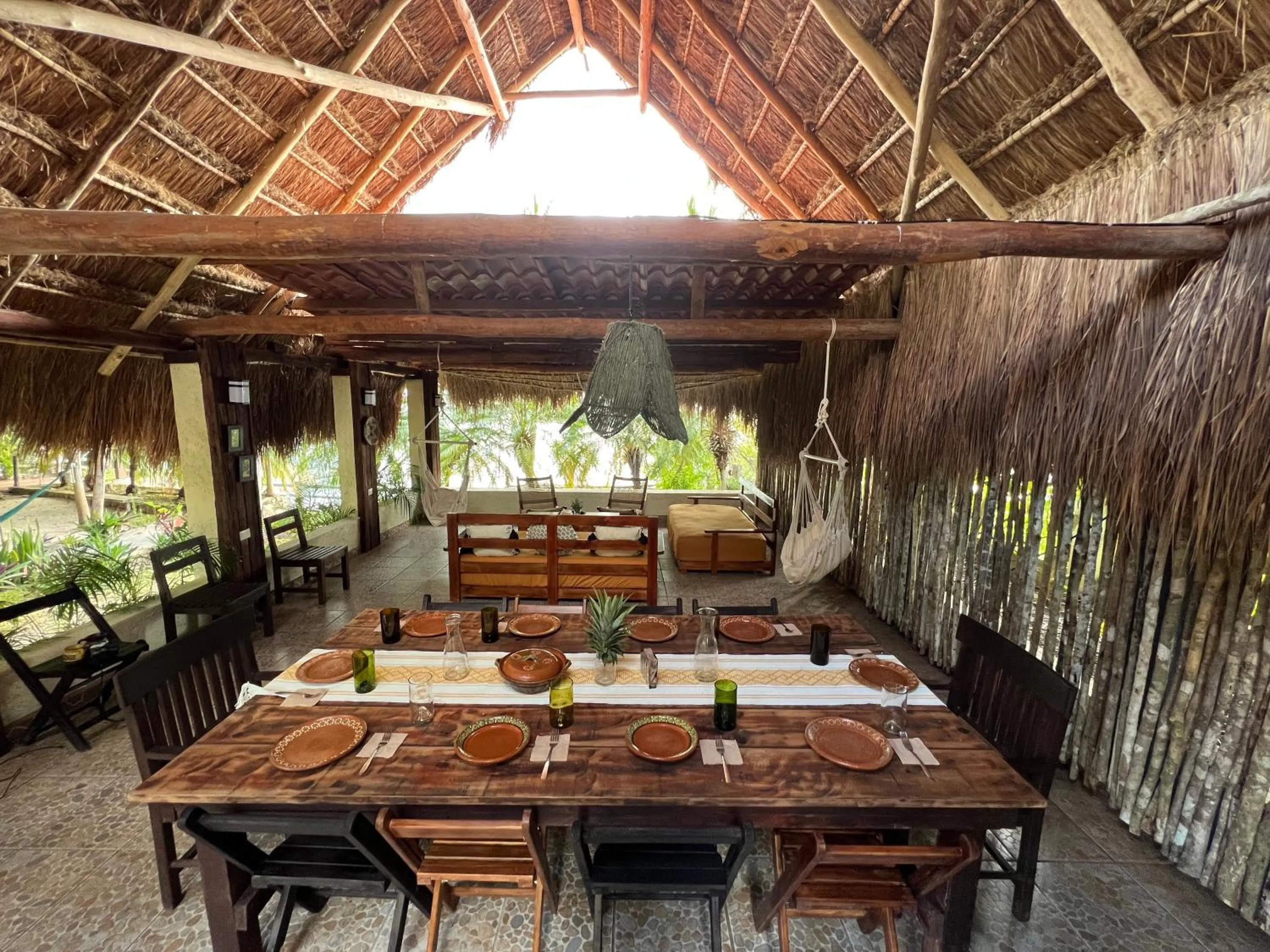 Living room in Villa Santuario Lake front Oasis