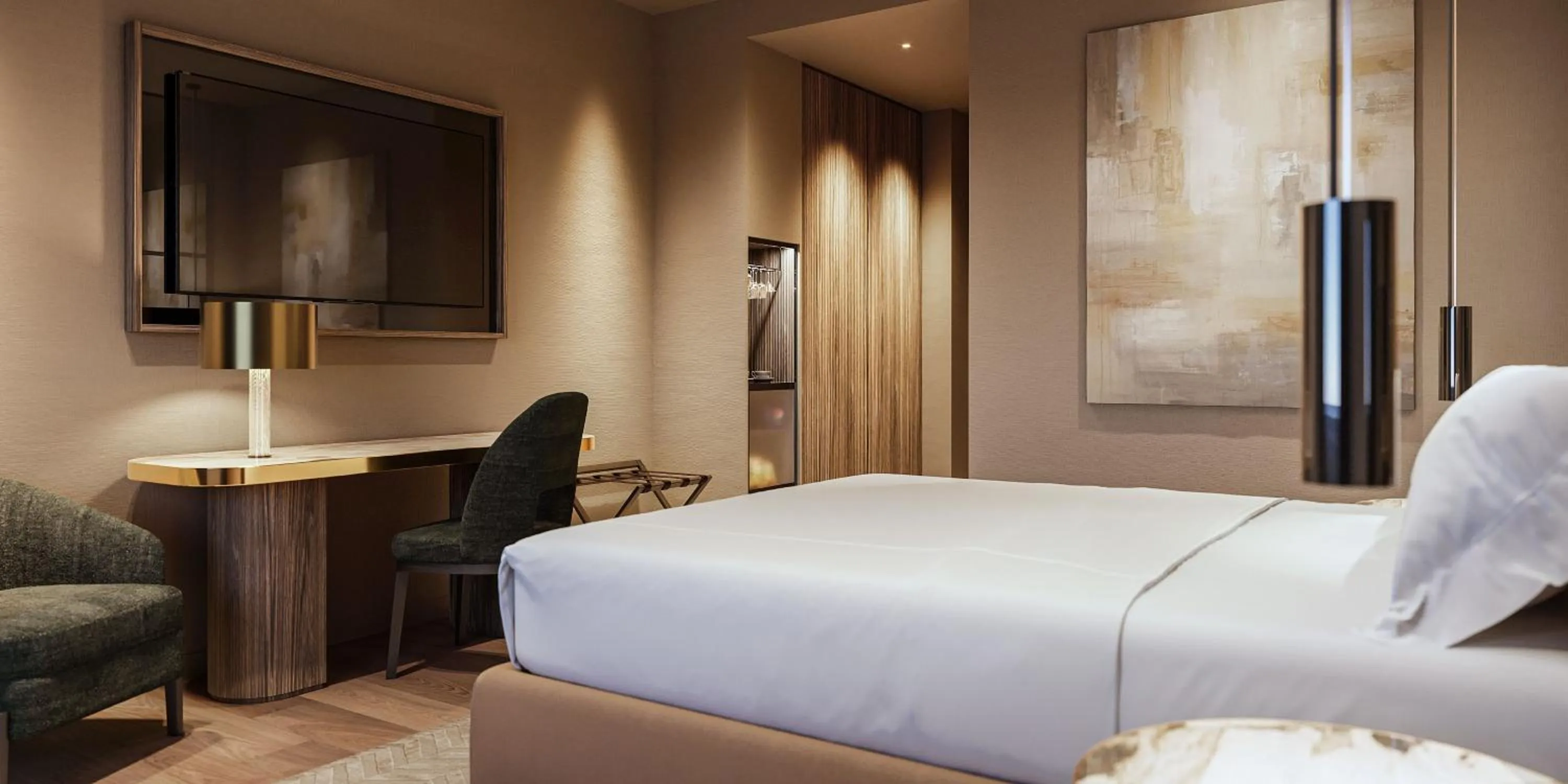 Bedroom, Bed in Crowne Plaza Milan City by IHG