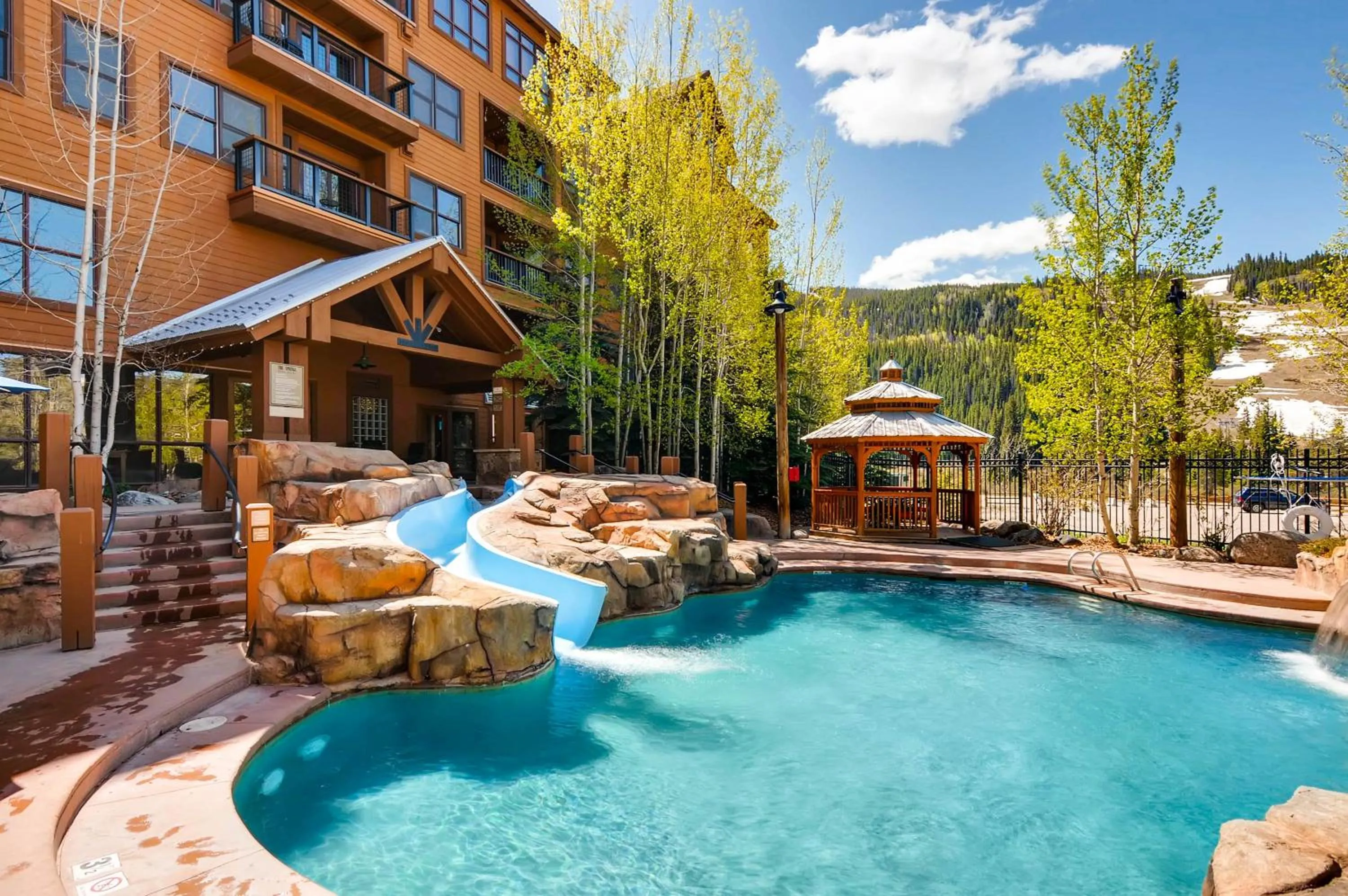 Swimming pool in The Springs Condominiums by Keystone Resort