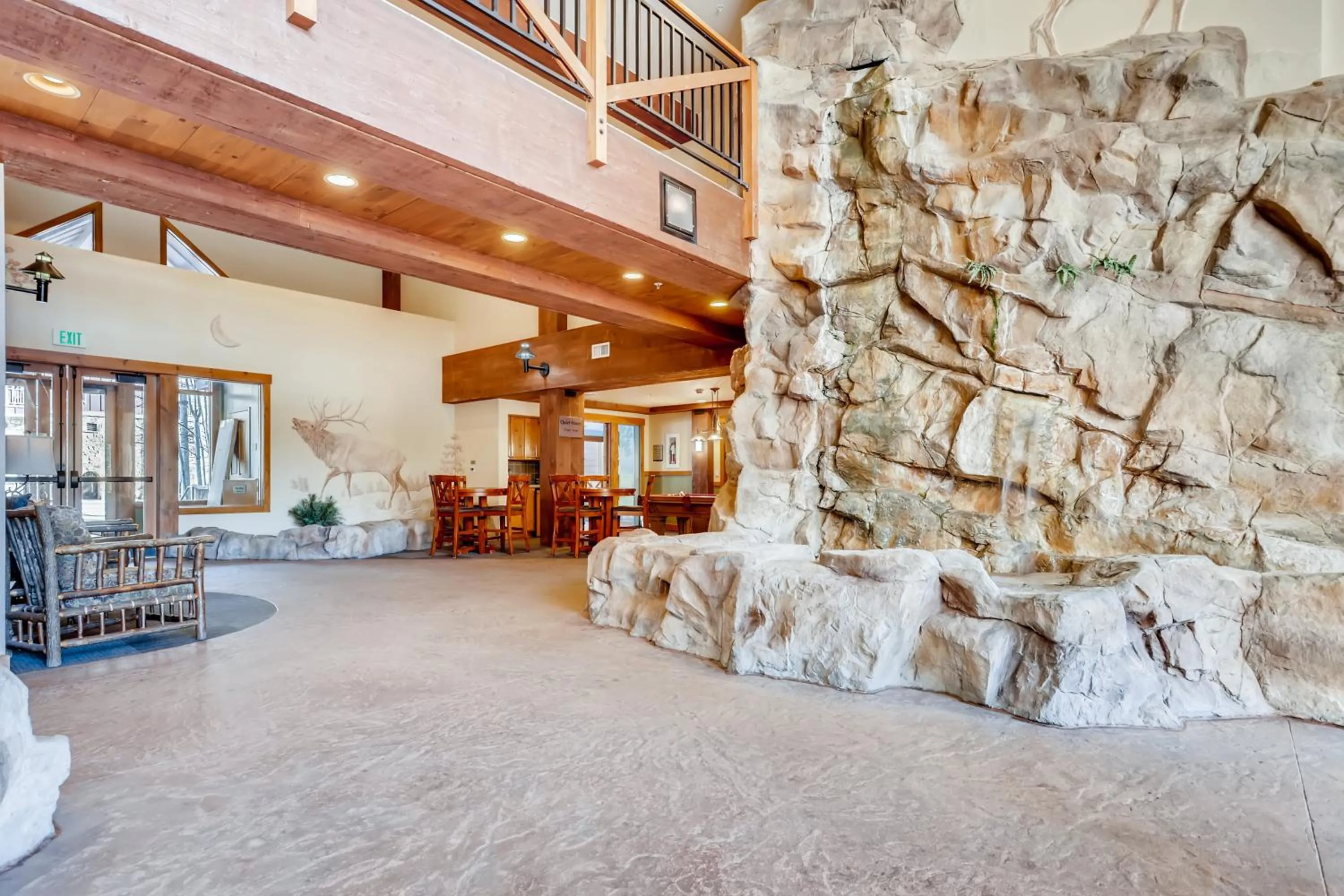 Lobby or reception in The Springs Condominiums by Keystone Resort
