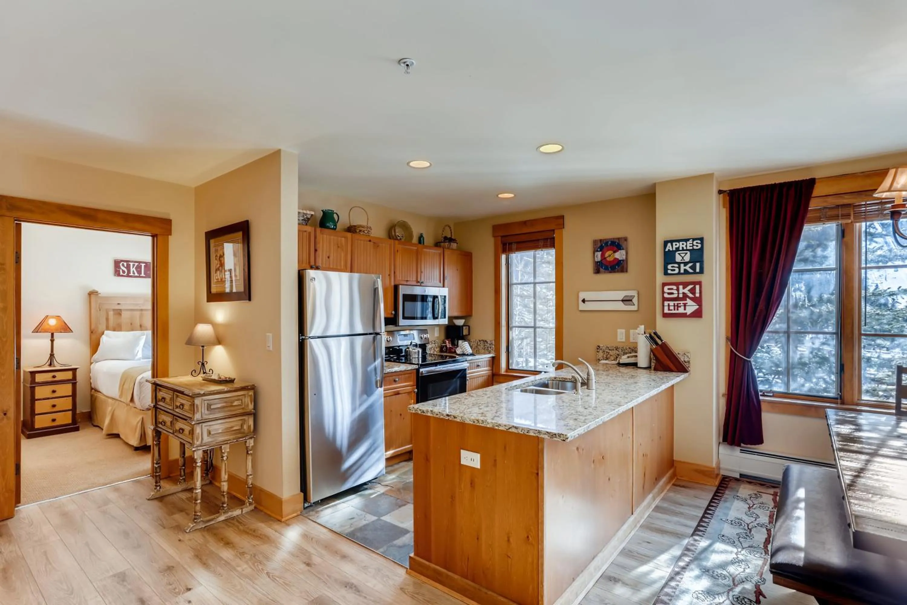 Kitchen or kitchenette in The Springs Condominiums by Keystone Resort