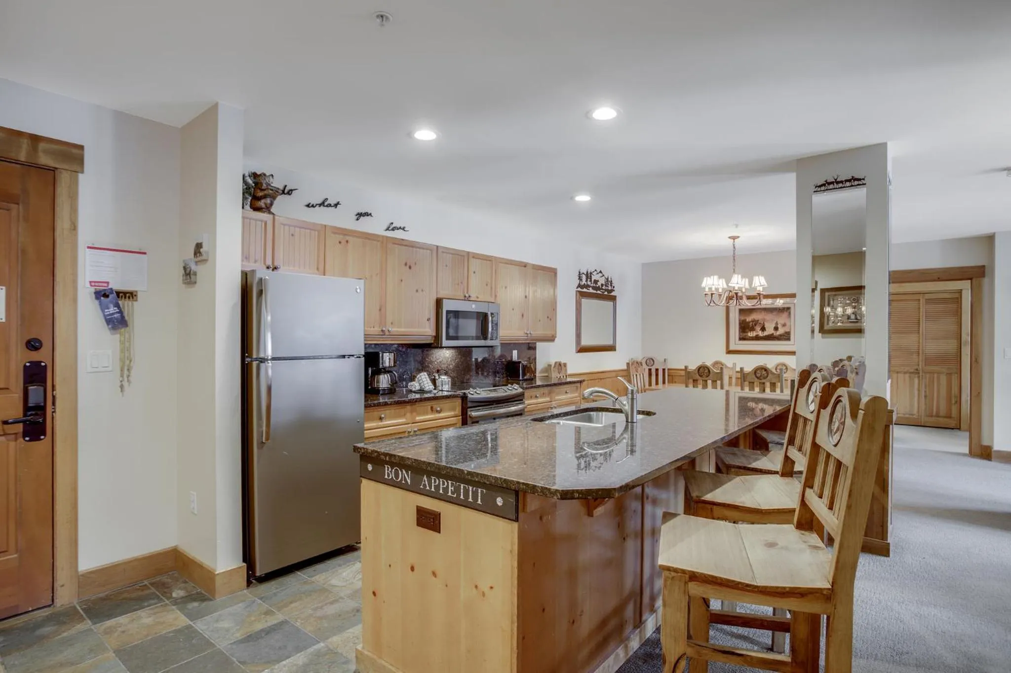 Kitchen or kitchenette in The Springs Condominiums by Keystone Resort