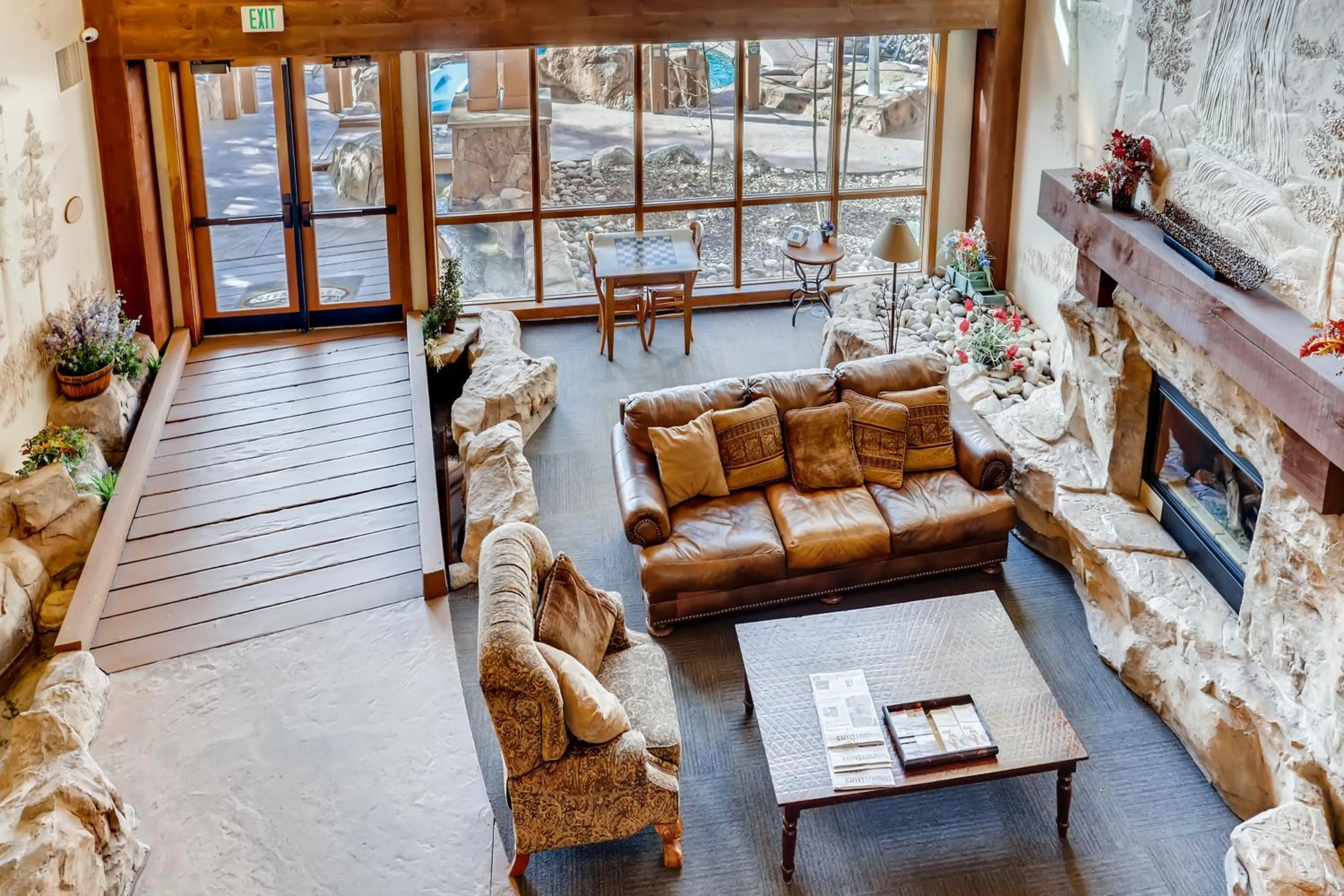 Lobby or reception in The Springs Condominiums by Keystone Resort