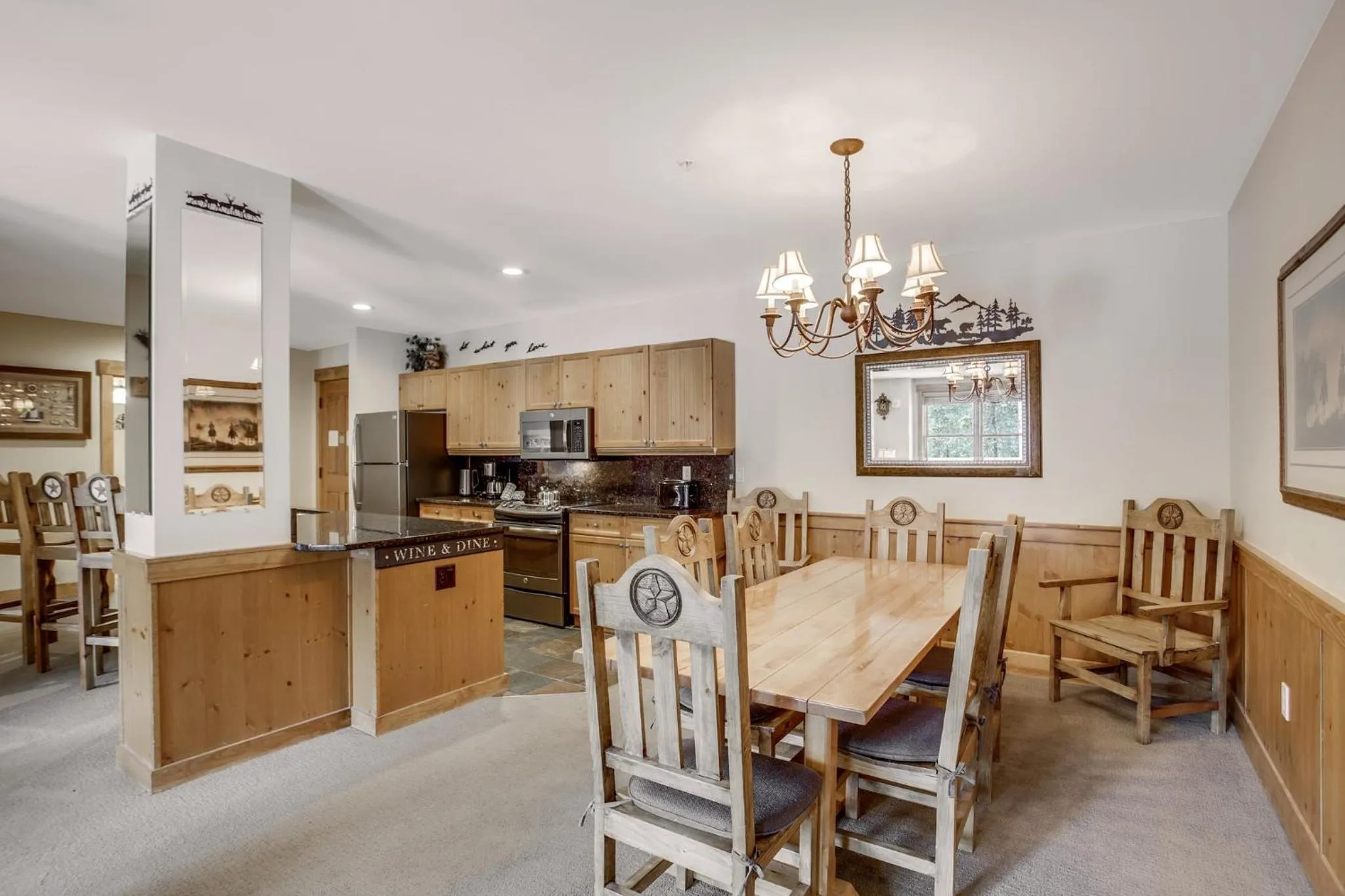 Living room in The Springs Condominiums by Keystone Resort