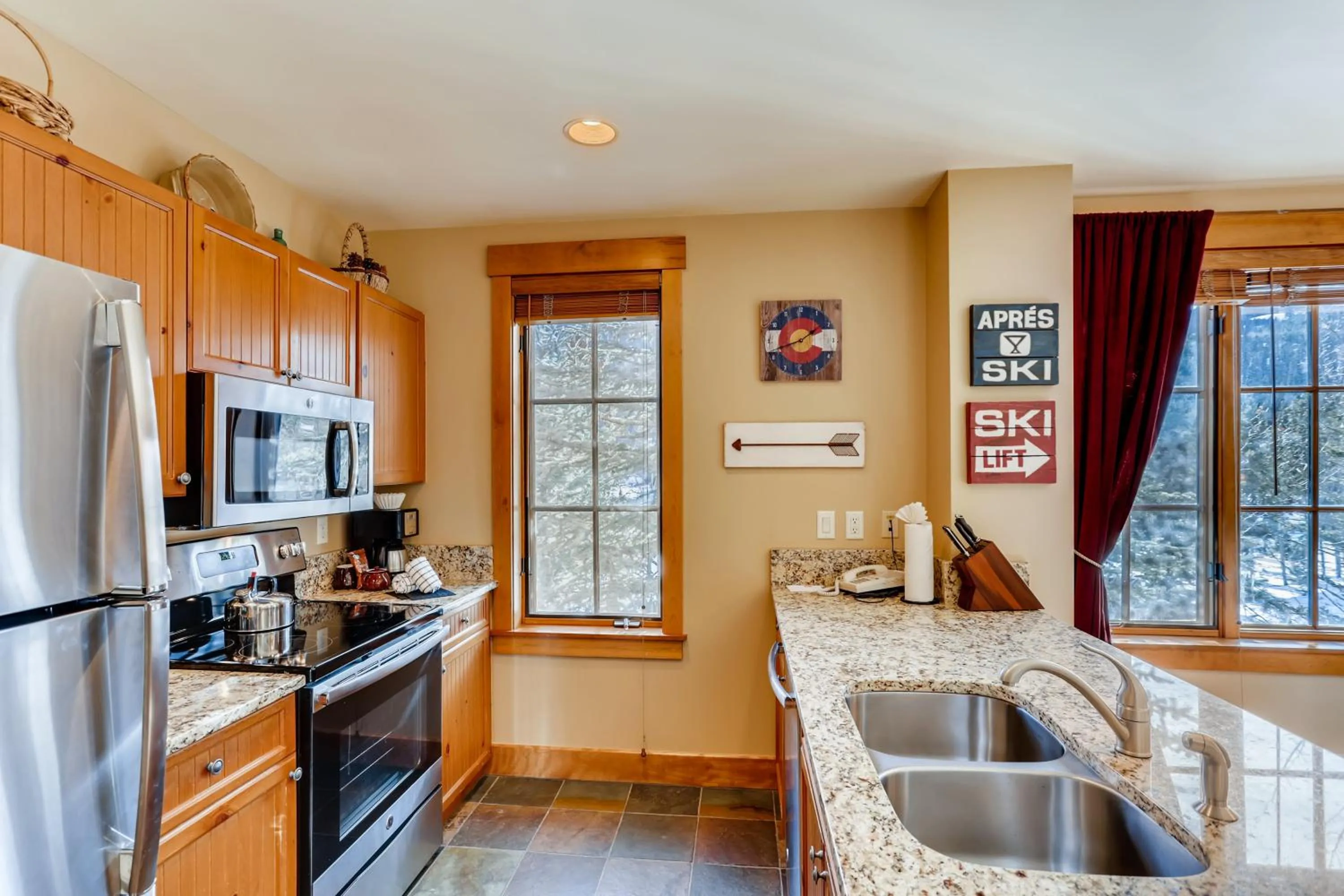 Kitchen or kitchenette in The Springs Condominiums by Keystone Resort