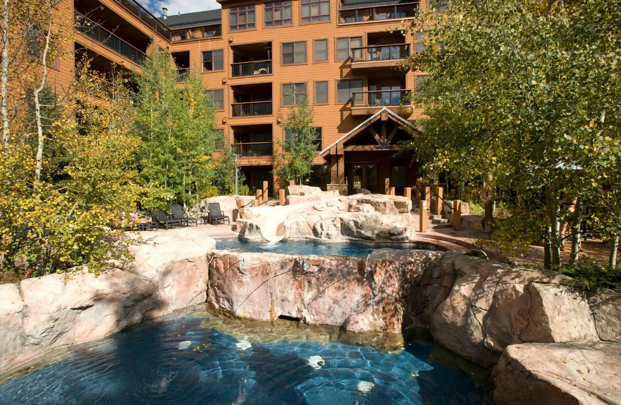 Swimming pool in The Springs Condominiums by Keystone Resort