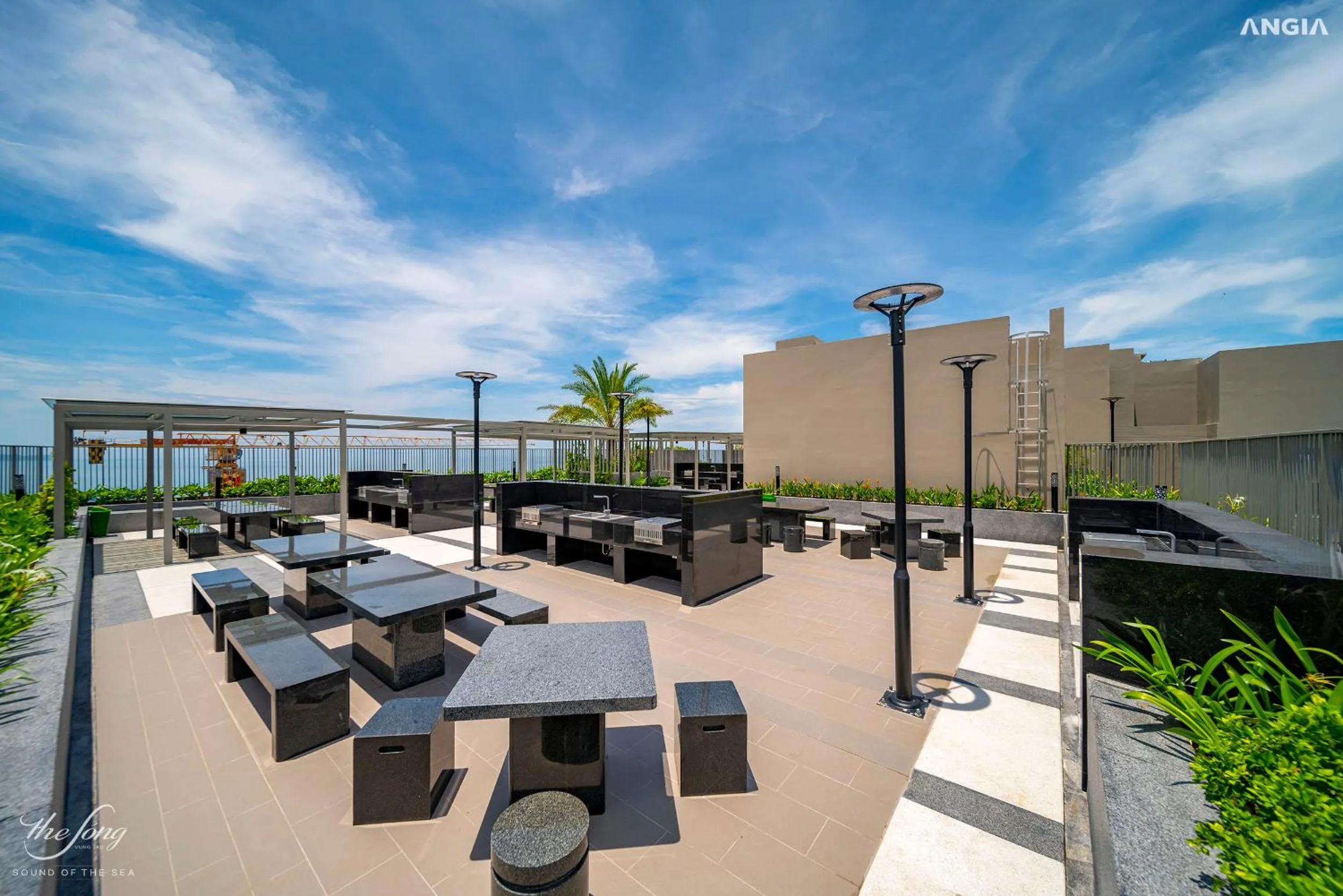 BBQ facilities in THE SÓNG CONDOTEL APARTMENT VŨNG TÀU