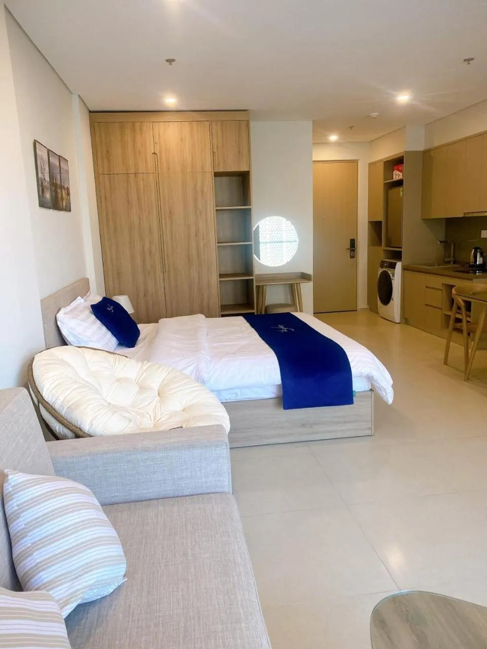 Bed in THE SÓNG CONDOTEL APARTMENT VŨNG TÀU