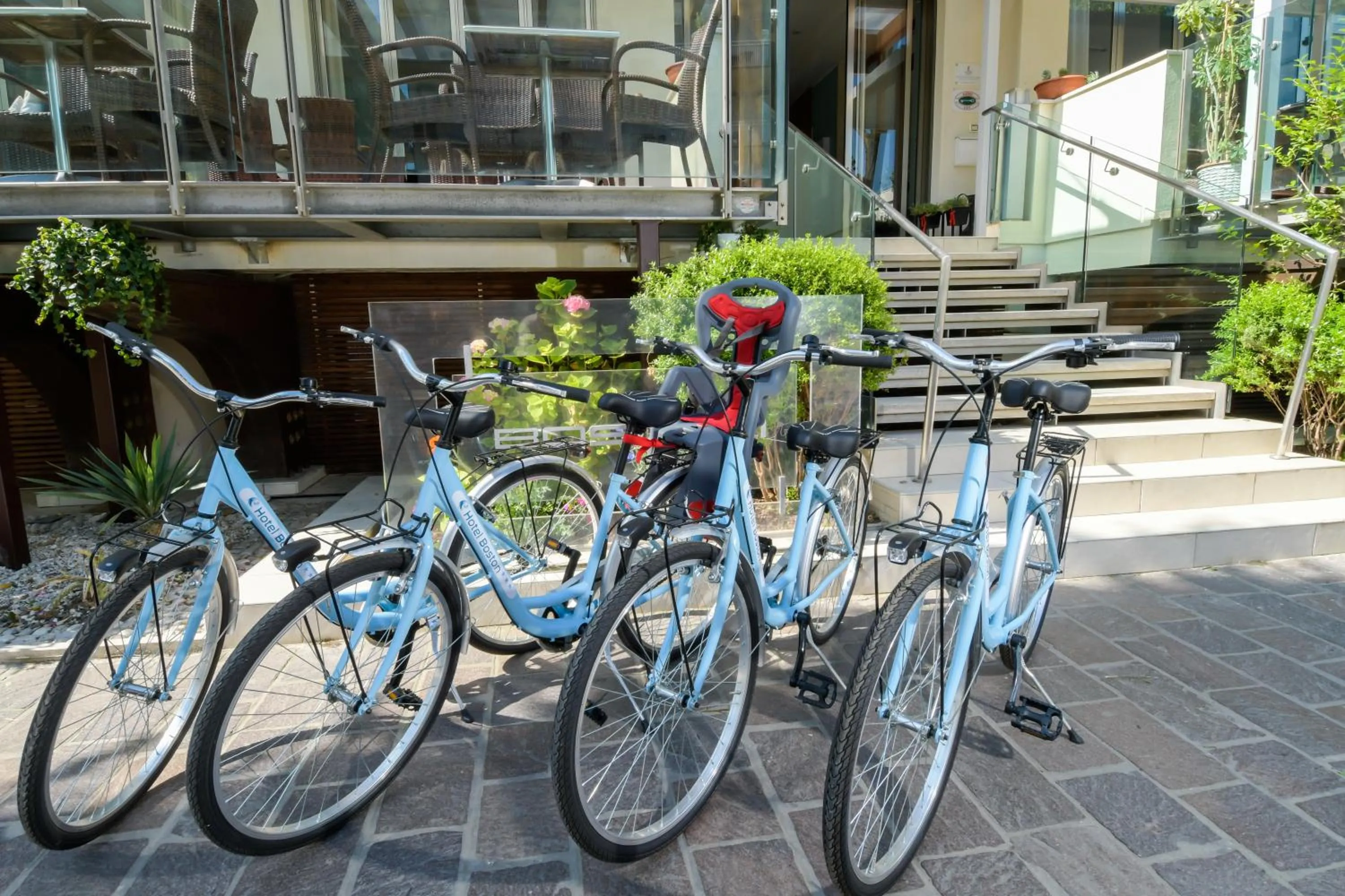 Cycling in Hotel Boston
