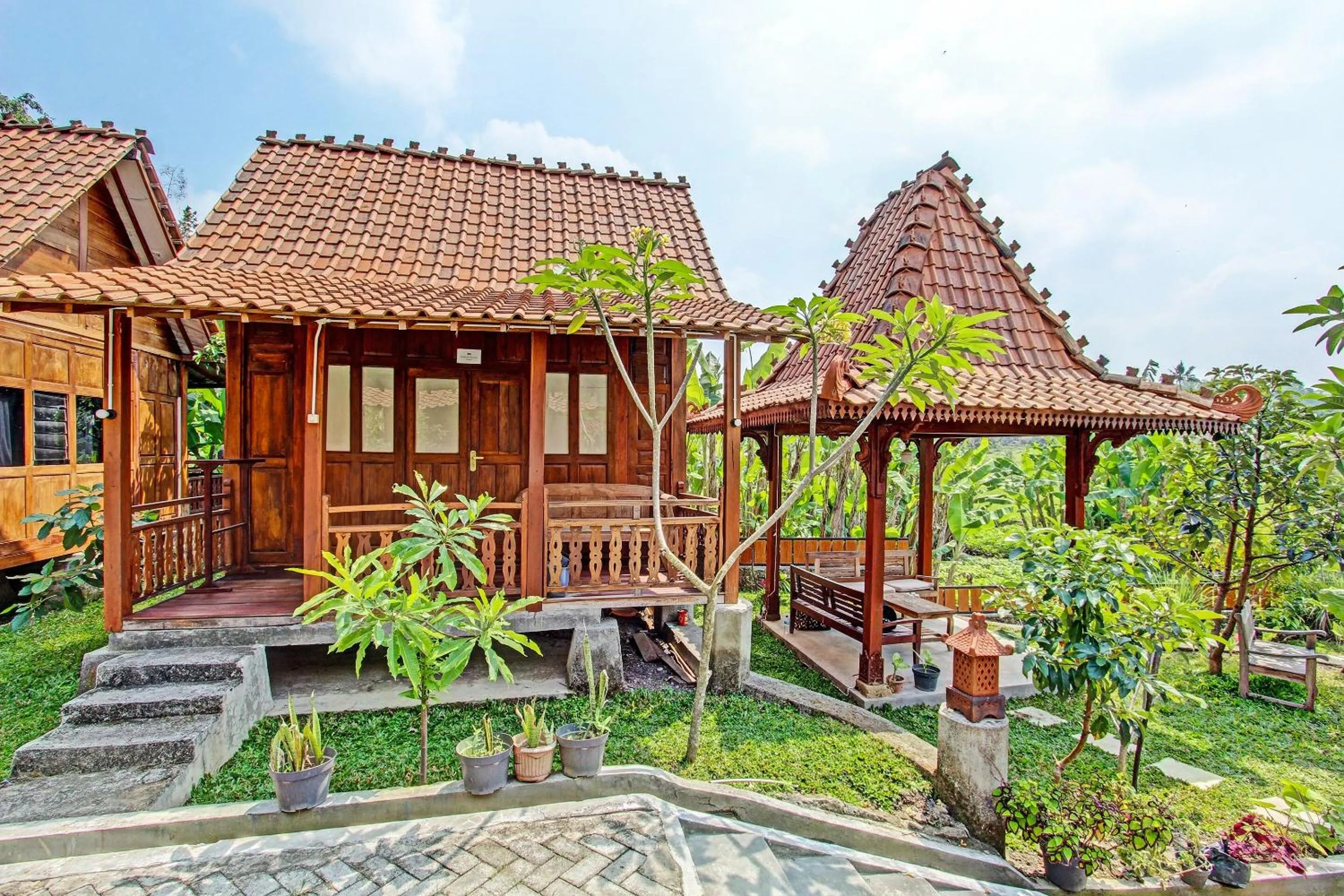 Lobby or reception in Collection O 91582 Green Kasongan Cottage