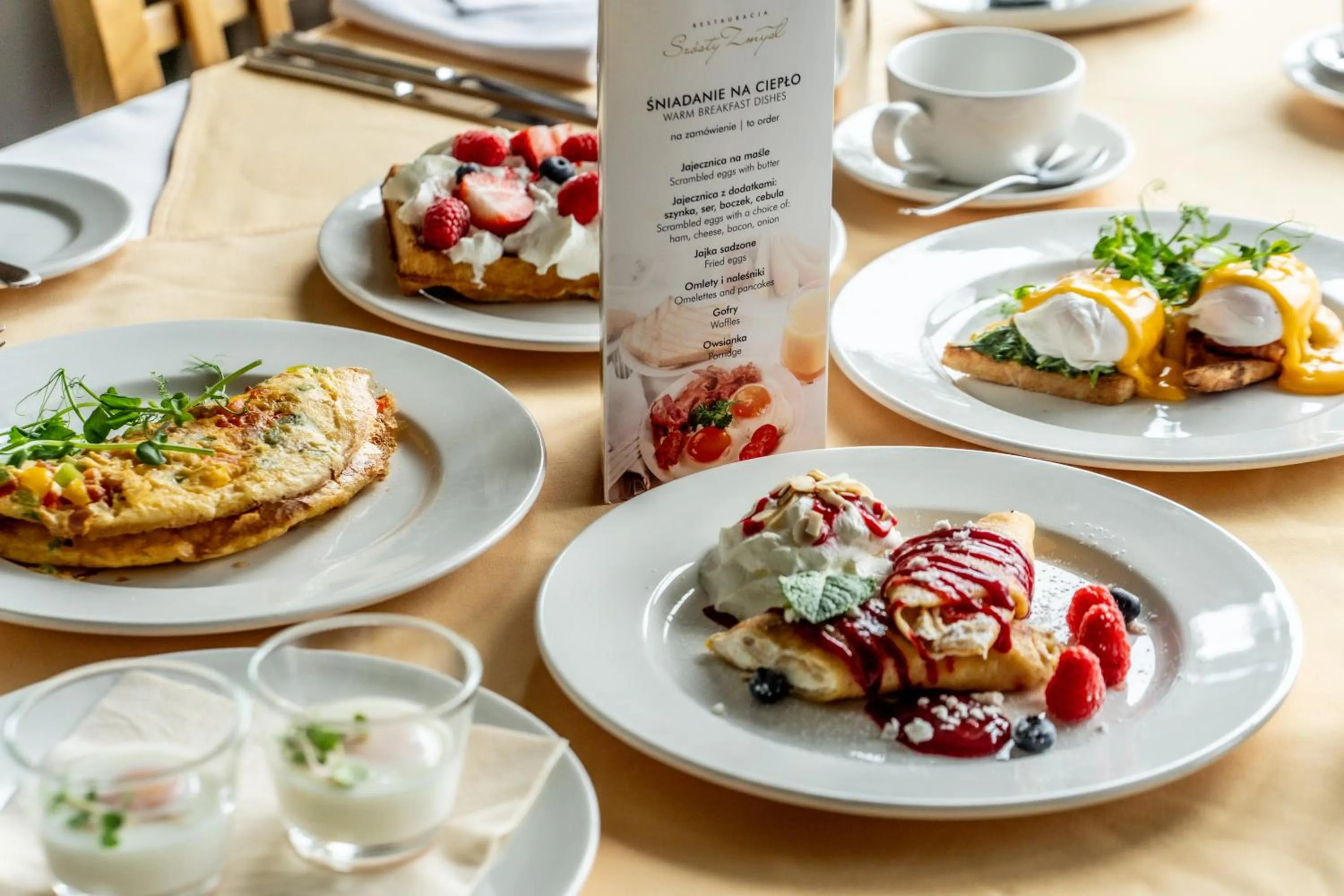 Food and drinks in Hotel SPA Dr Irena Eris Krynica Zdrój