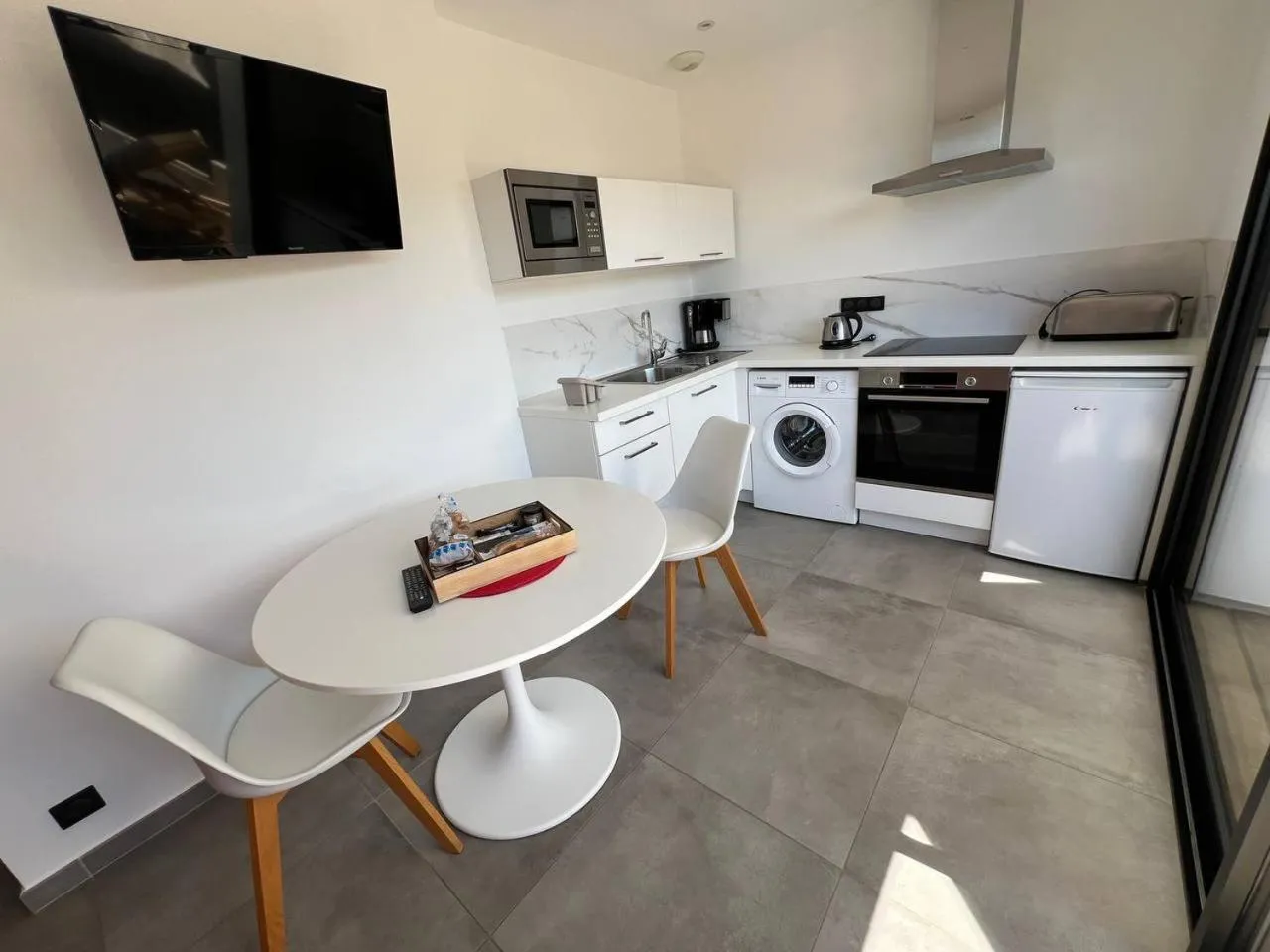 Kitchen or kitchenette in Résidence Le Lonca PORTICCIO