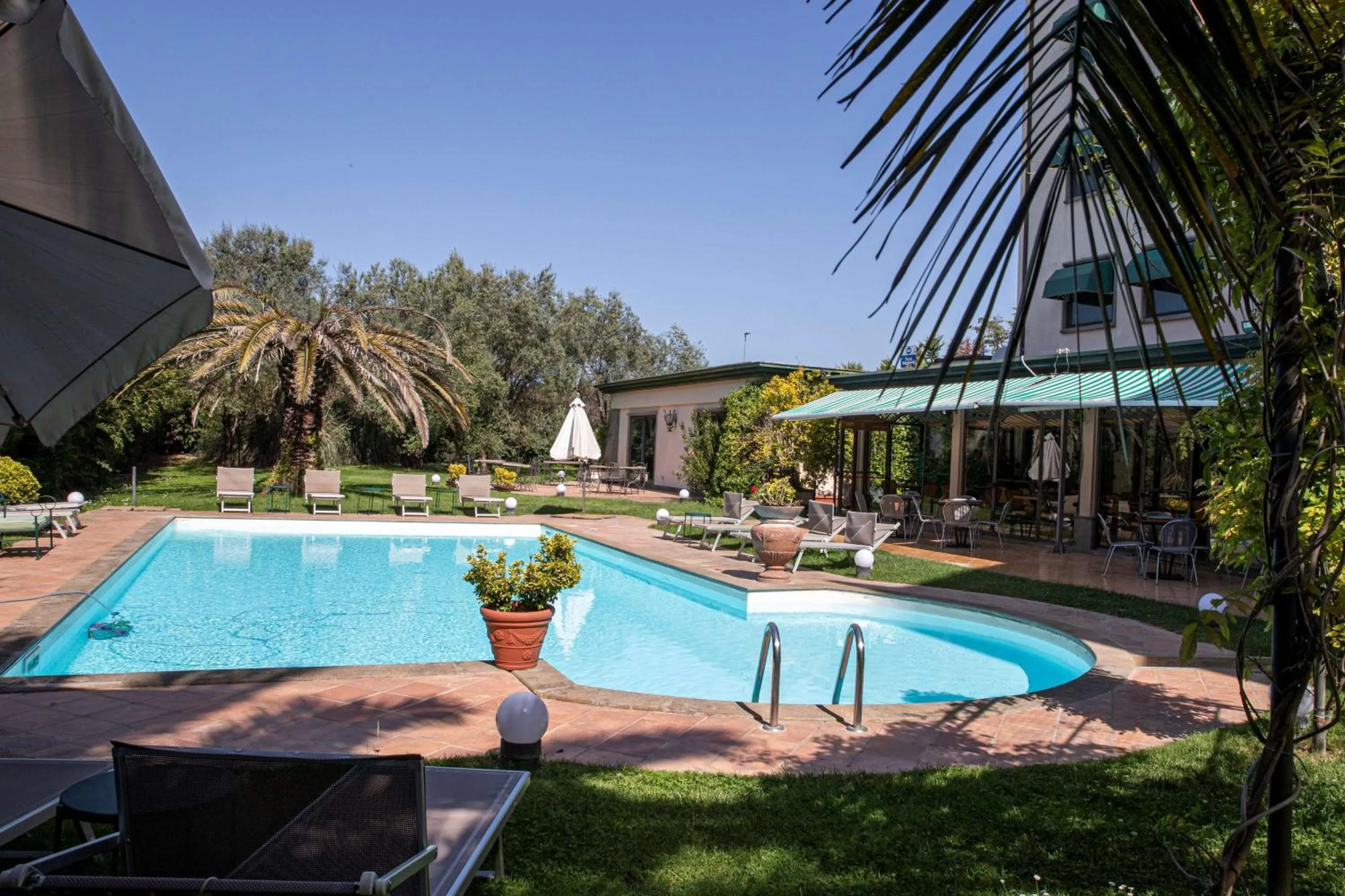 Garden in Best Western Park Hotel Roma Nord