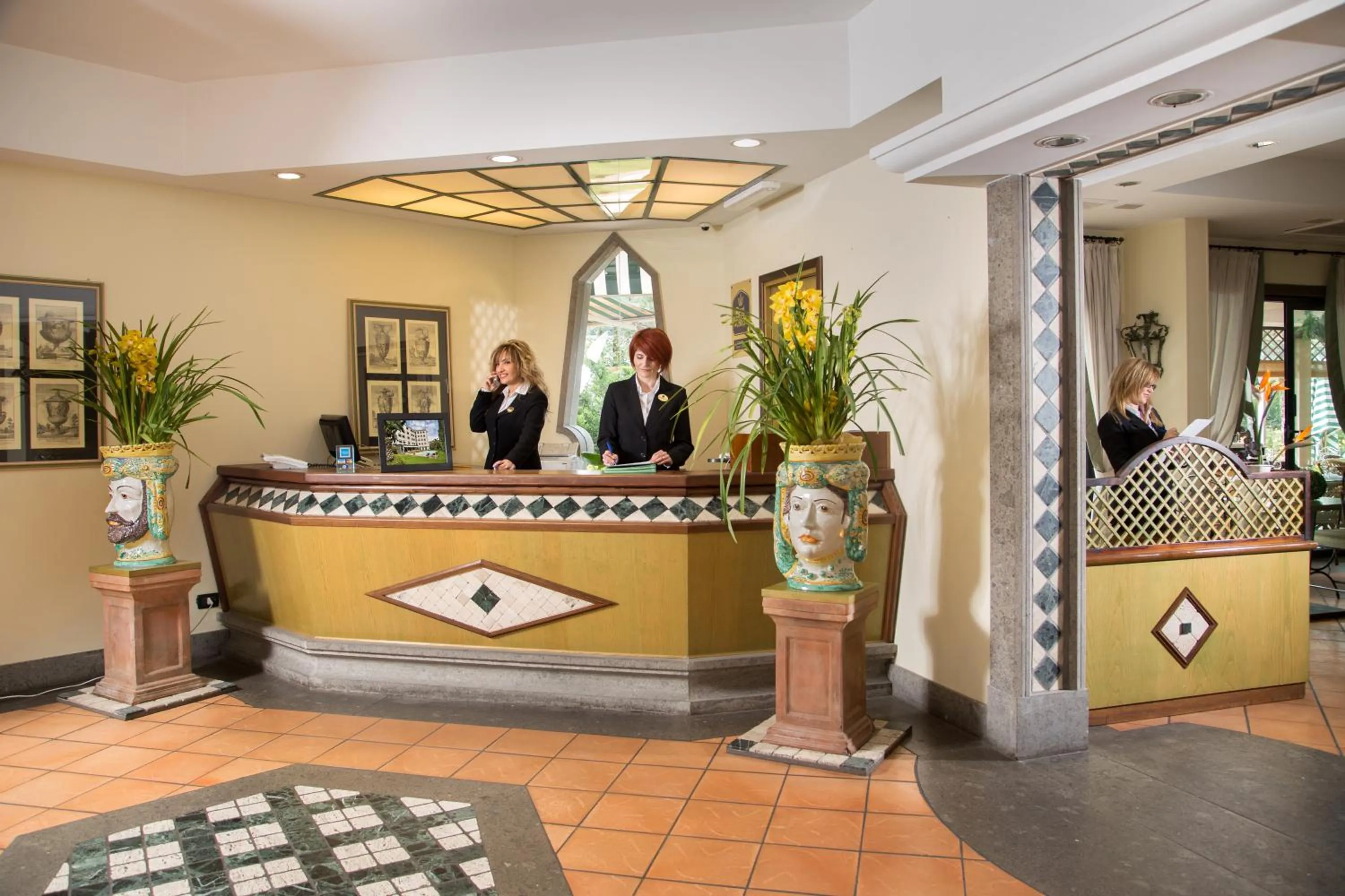 Lobby or reception in Best Western Park Hotel Roma Nord