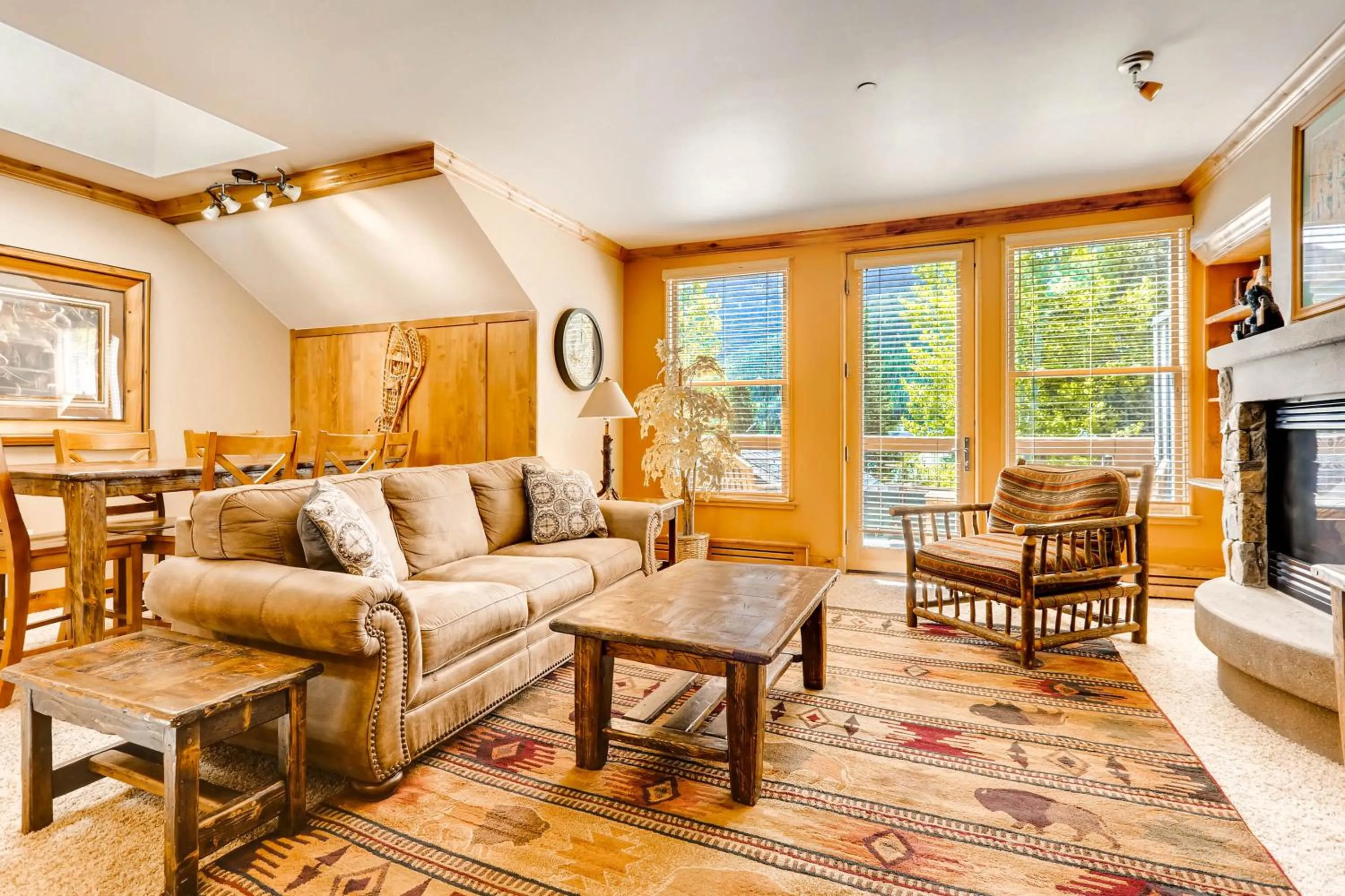 Living room in Jackpine & Black Bear Condominiums by Keystone Resort