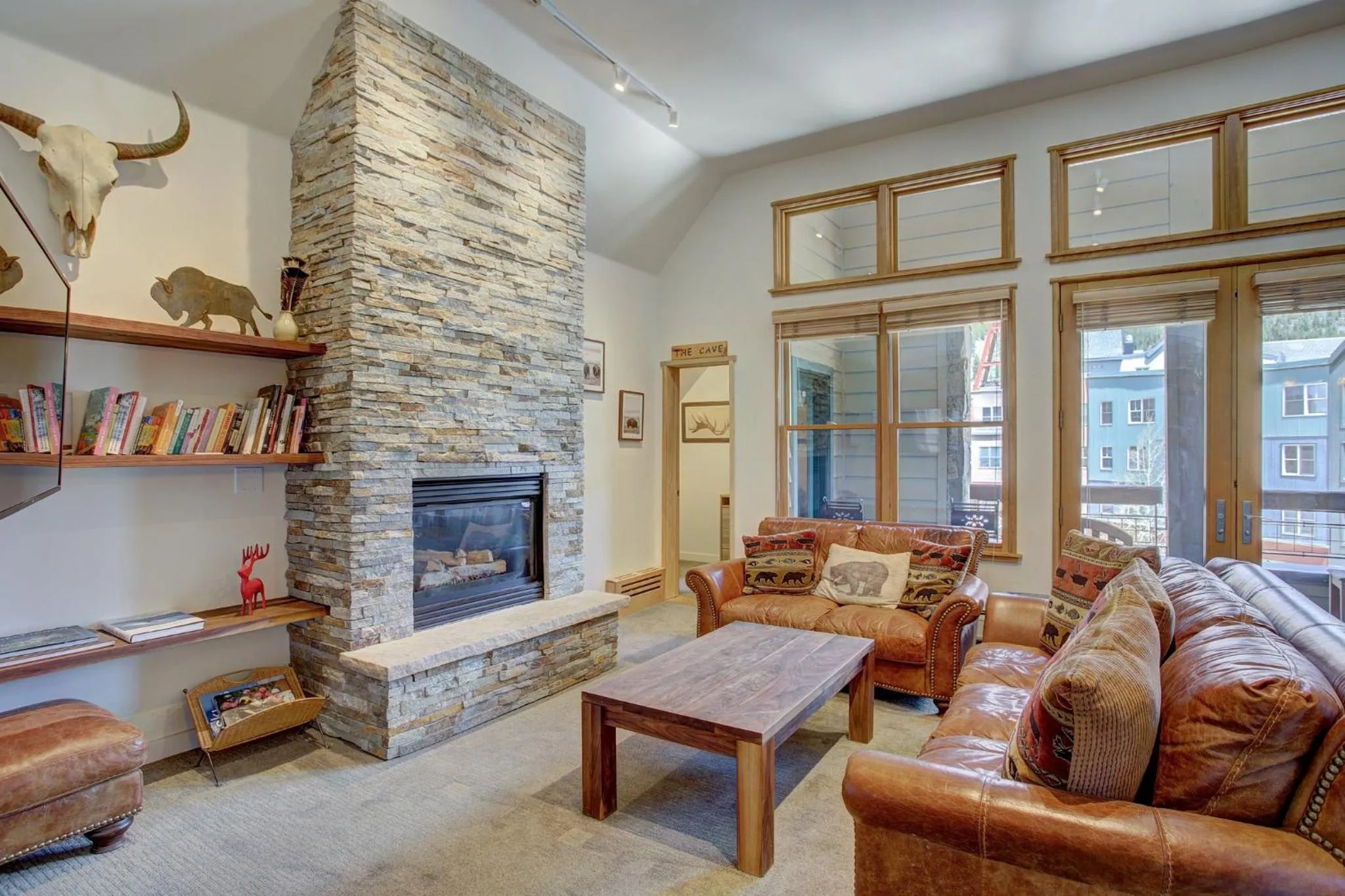 Living room in Jackpine & Black Bear Condos by Vail Resorts