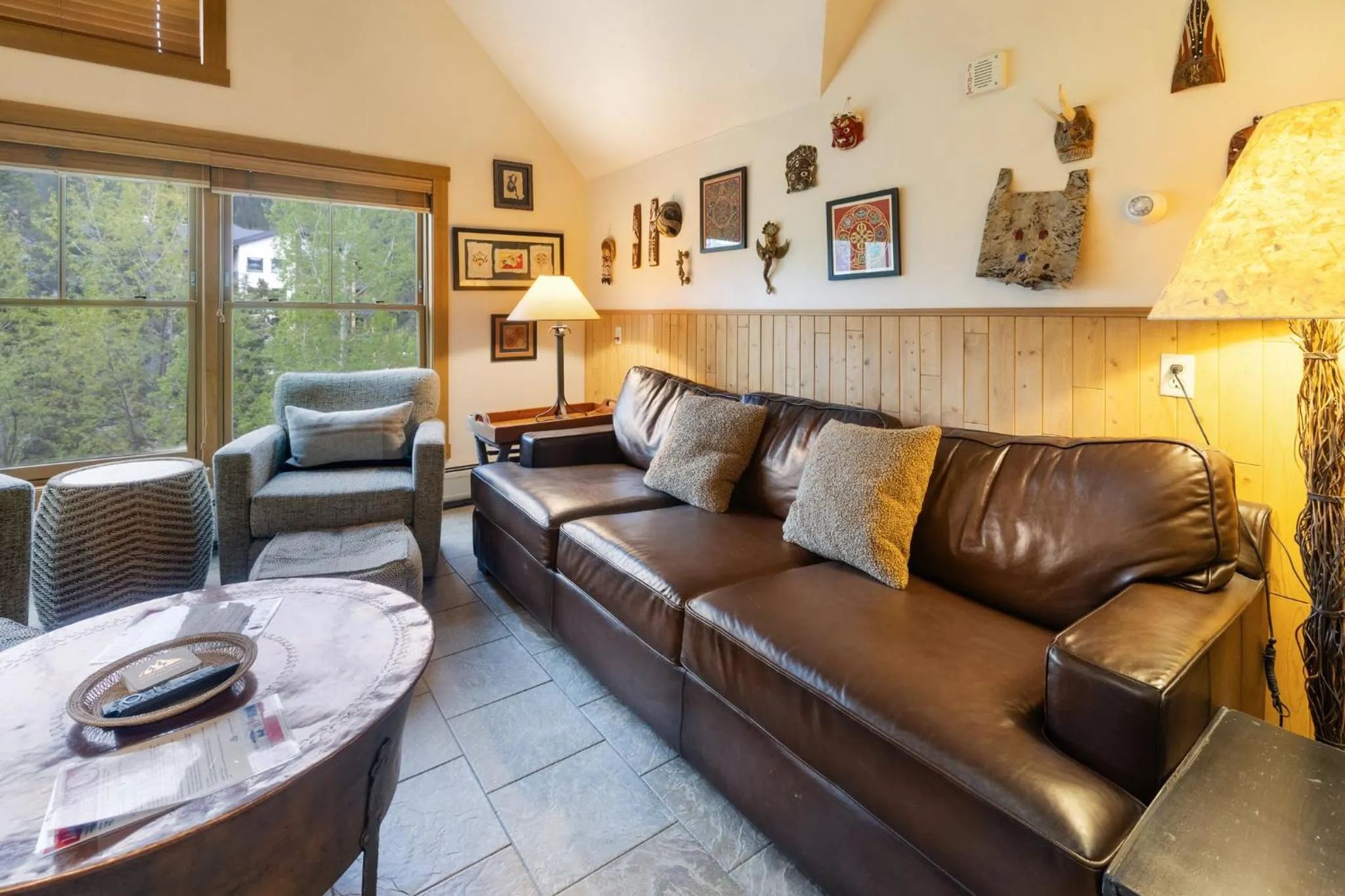 Living room in Jackpine & Black Bear Condominiums by Keystone Resort
