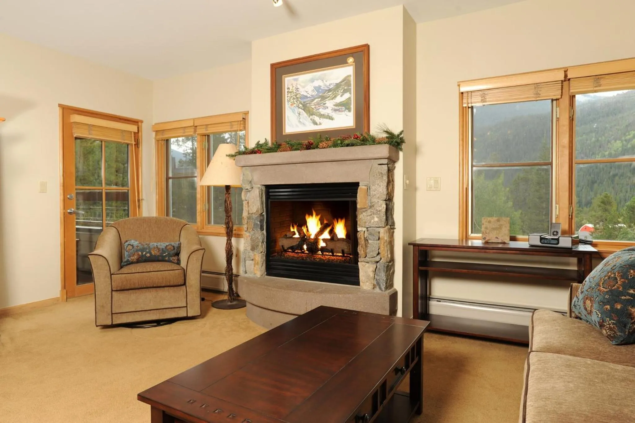 Living room in Jackpine & Black Bear Condominiums by Keystone Resort