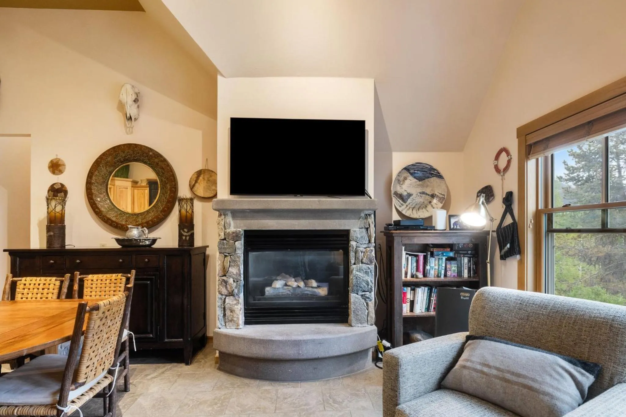 Living room in Jackpine & Black Bear Condominiums by Keystone Resort
